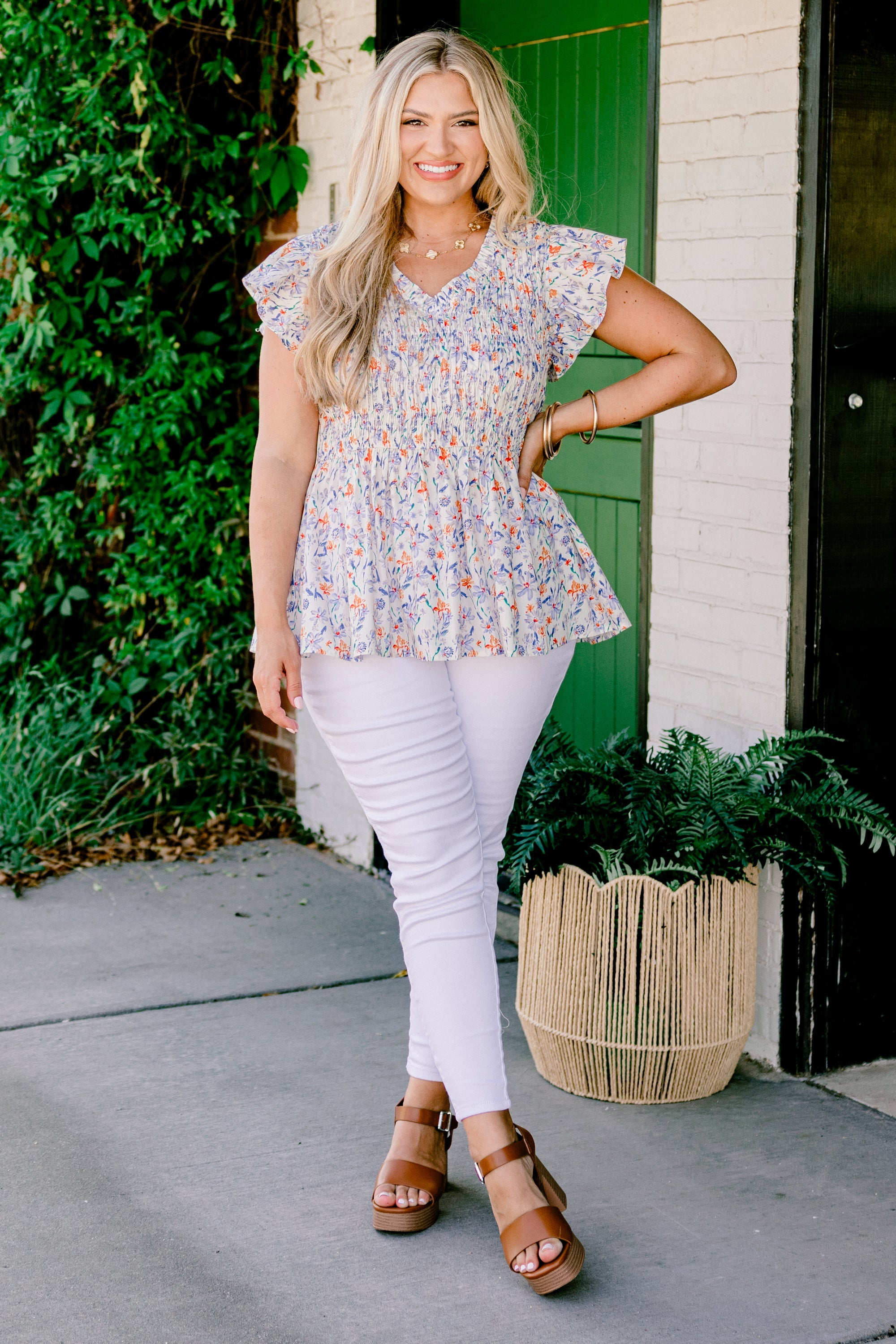 Finer Things Top, Ivory