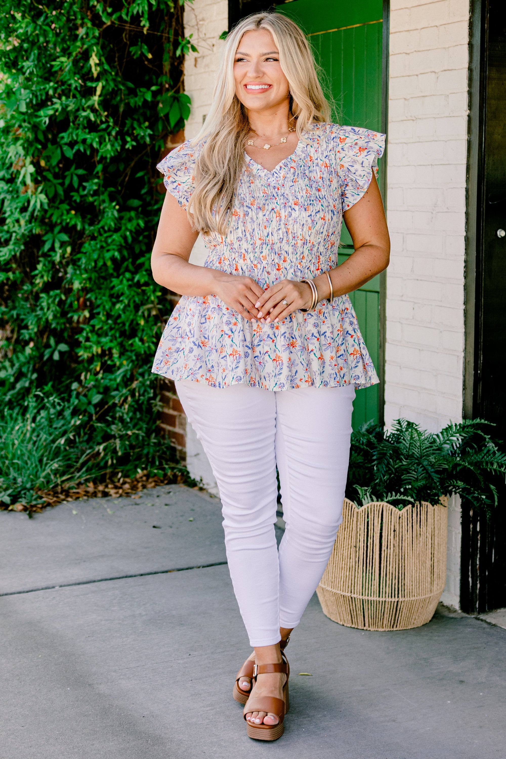 Finer Things Top, Ivory