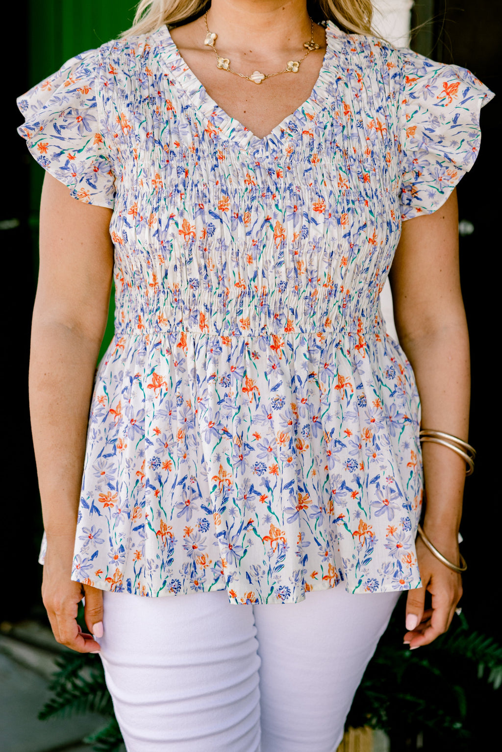 Finer Things Top, Ivory
