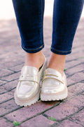 Fire For You Loafers, Gold
