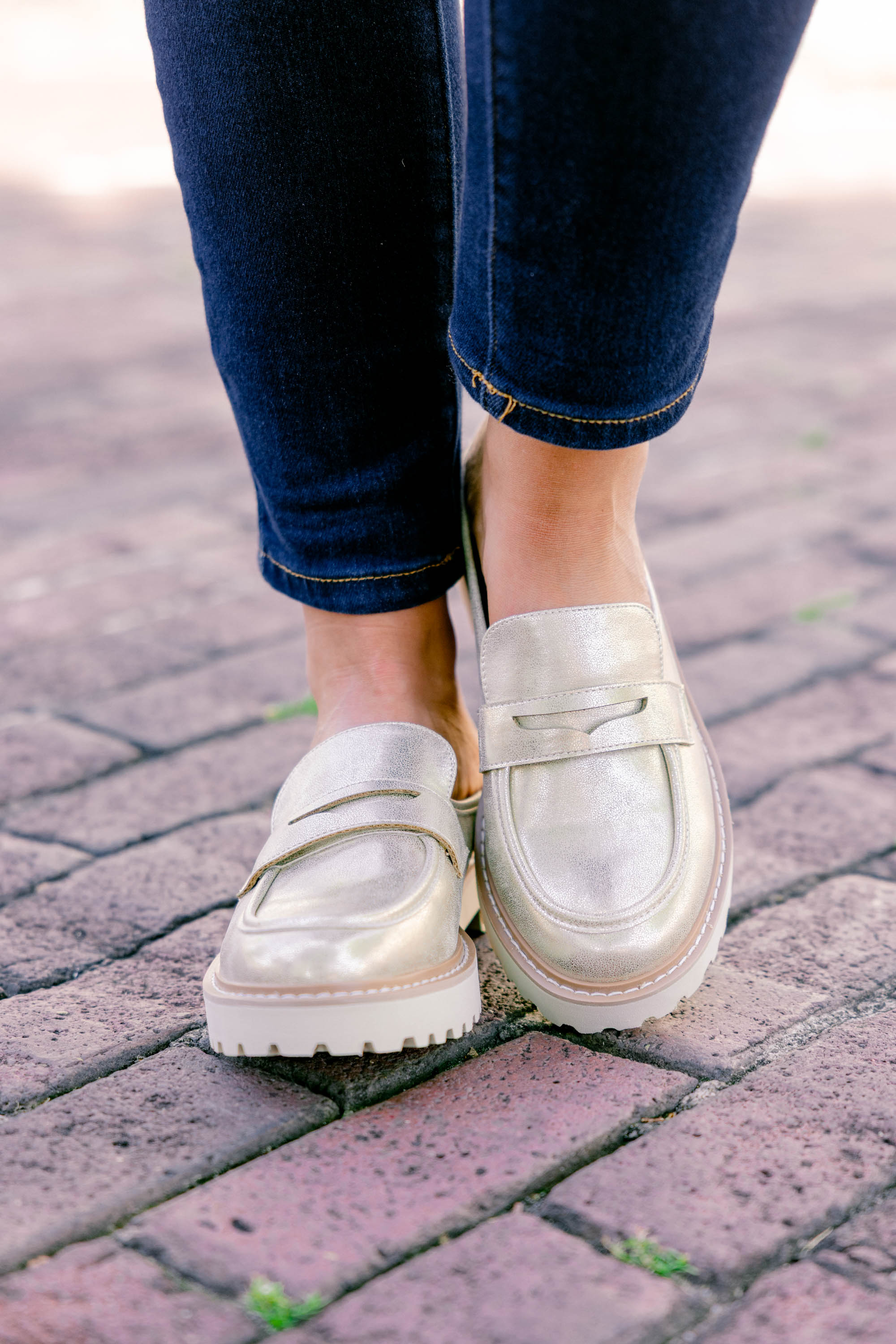 Fire For You Loafers, Gold
