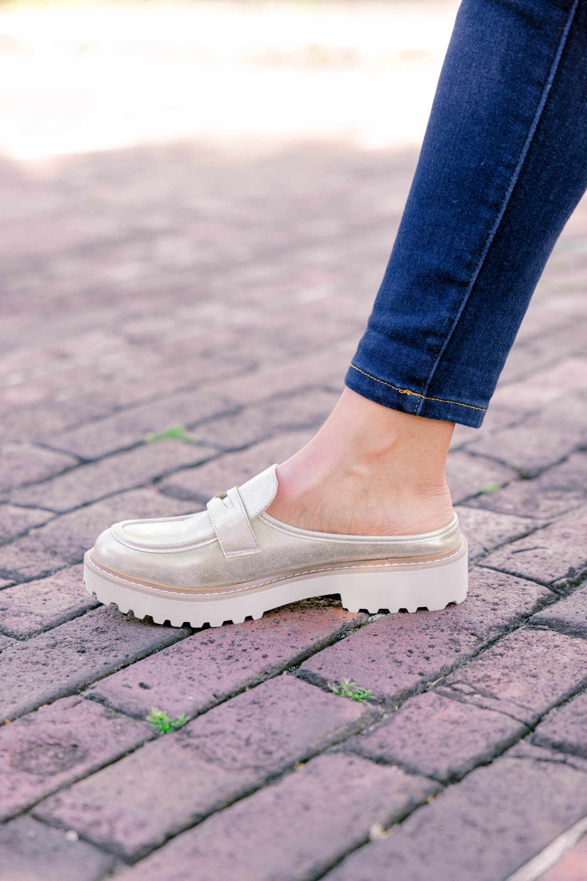 Fire For You Loafers, Gold