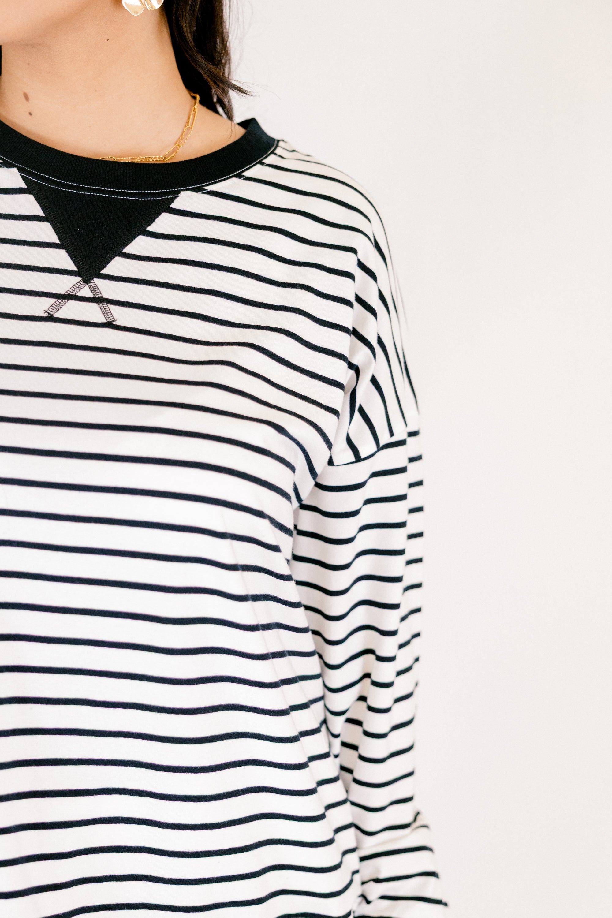 Fireside Feels Pullover, White/Black