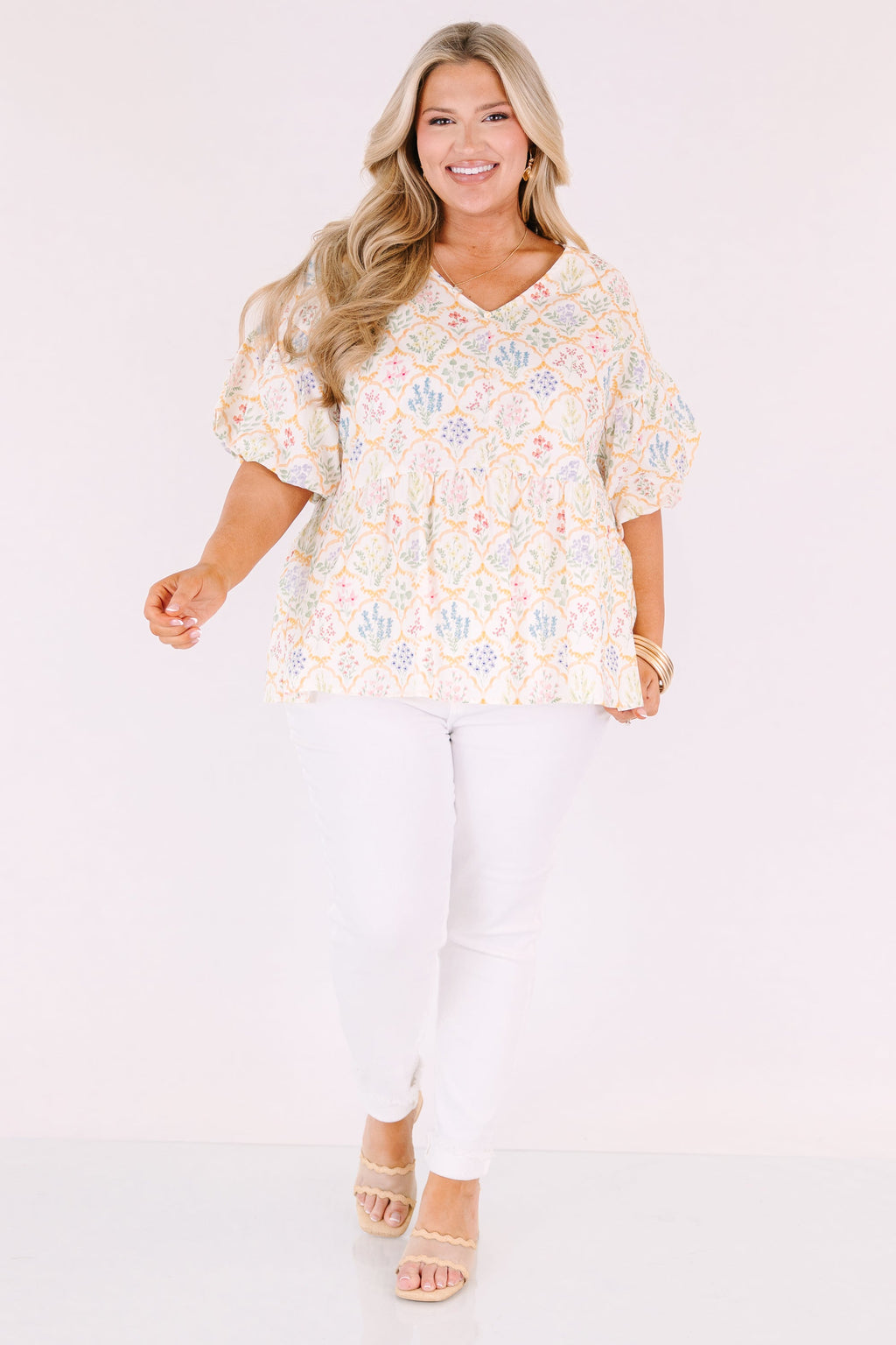 First Glance Top, Ivory