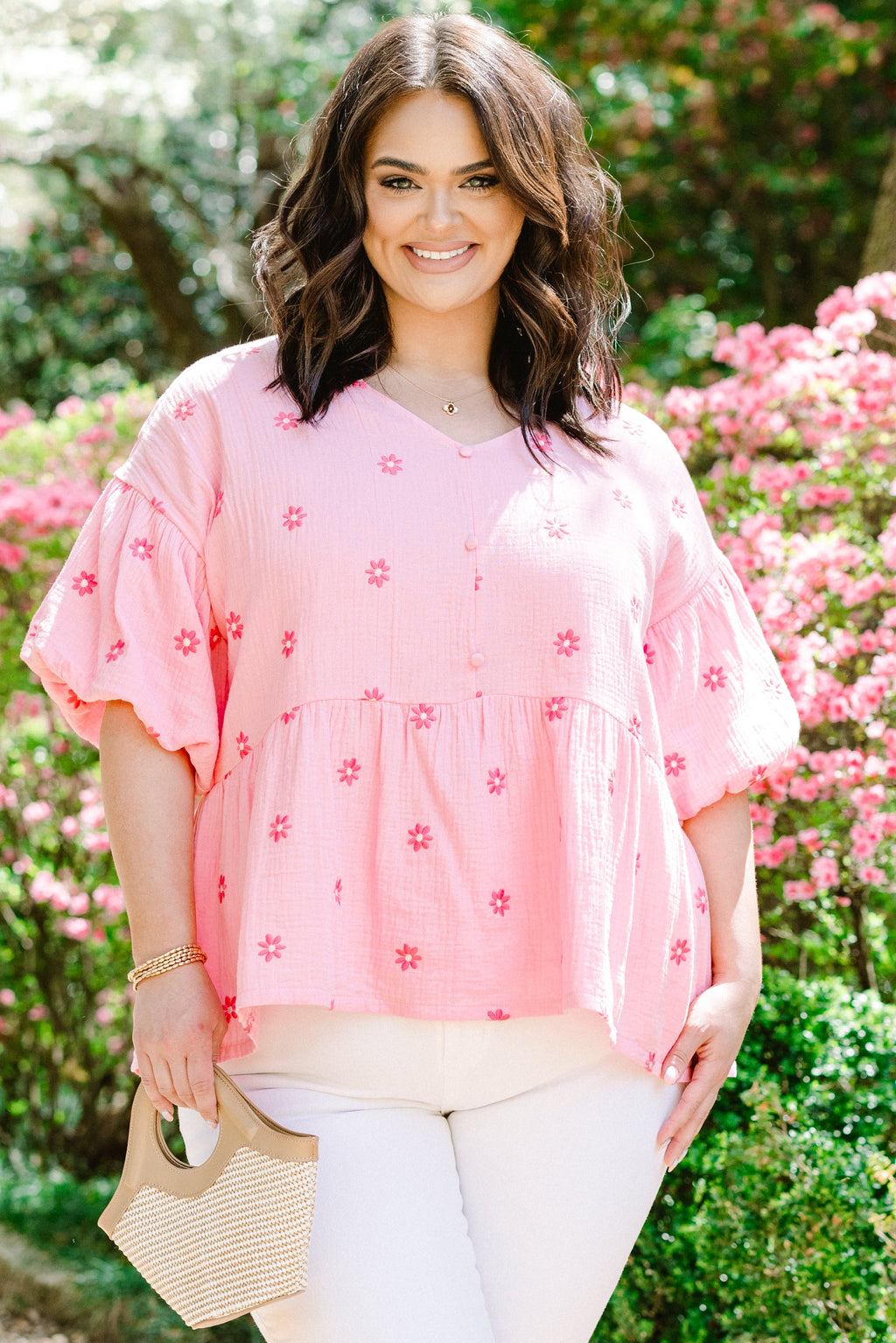 First Glance Top, Pink