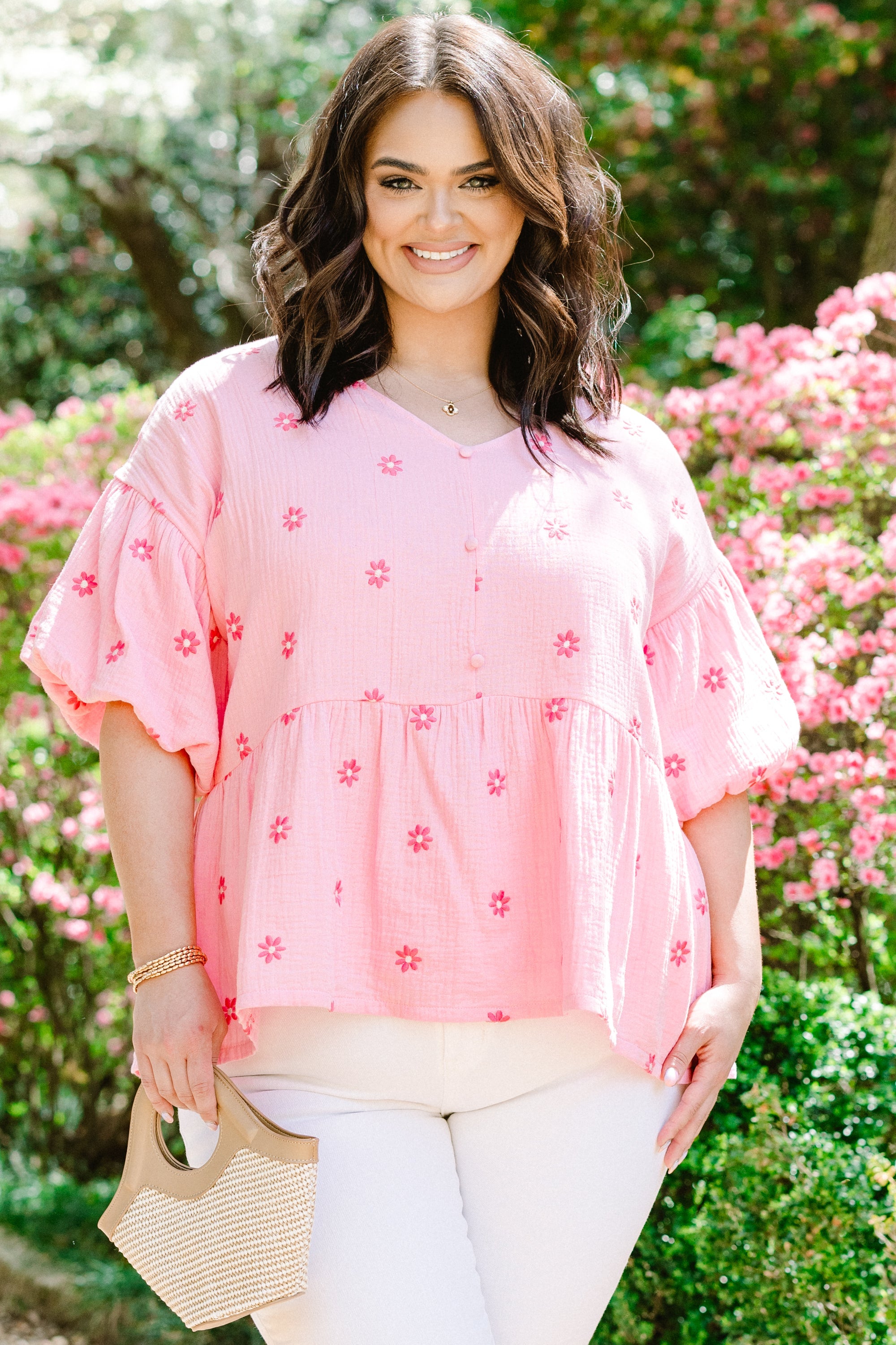 First Glance Top, Pink