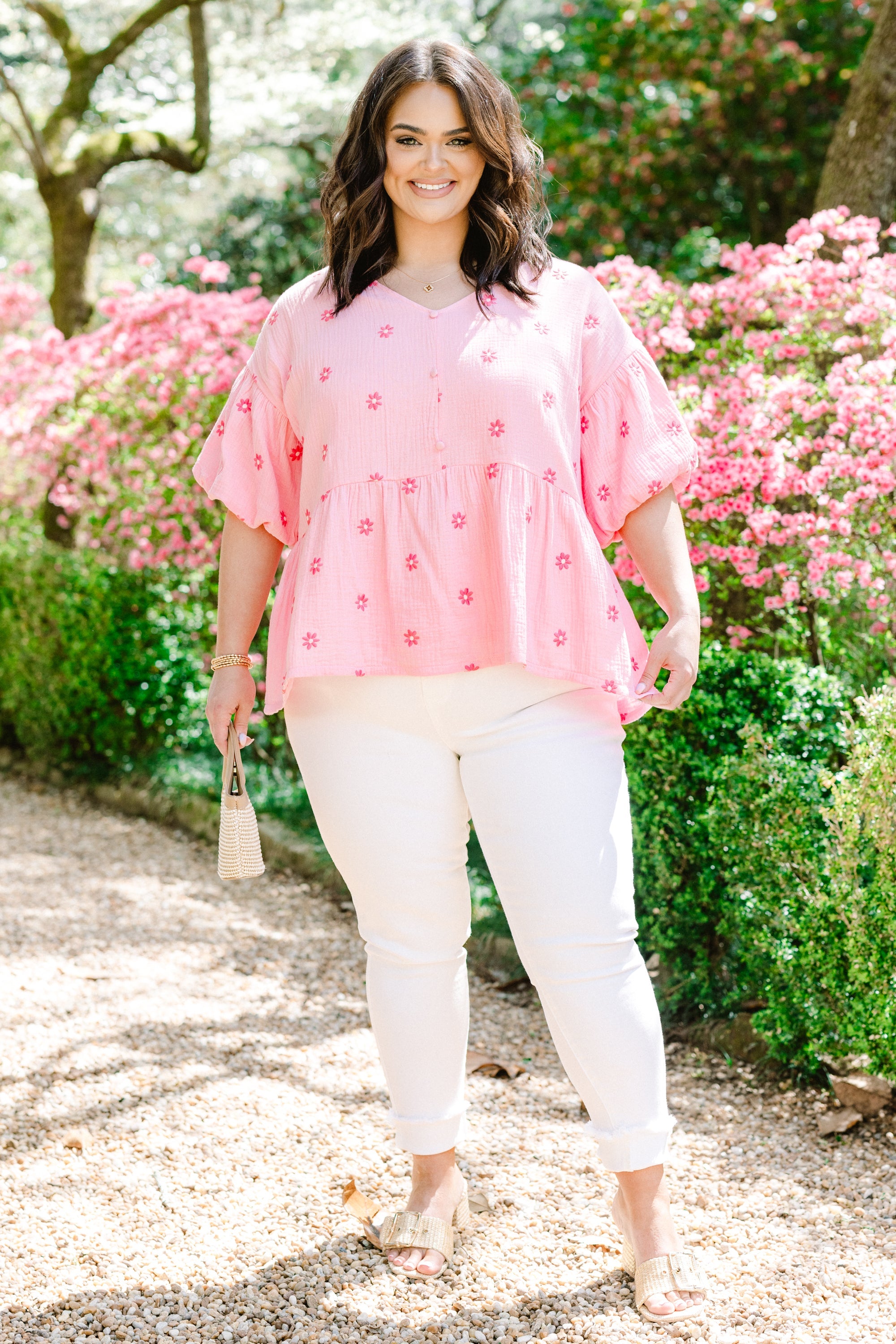 First Glance Top, Pink