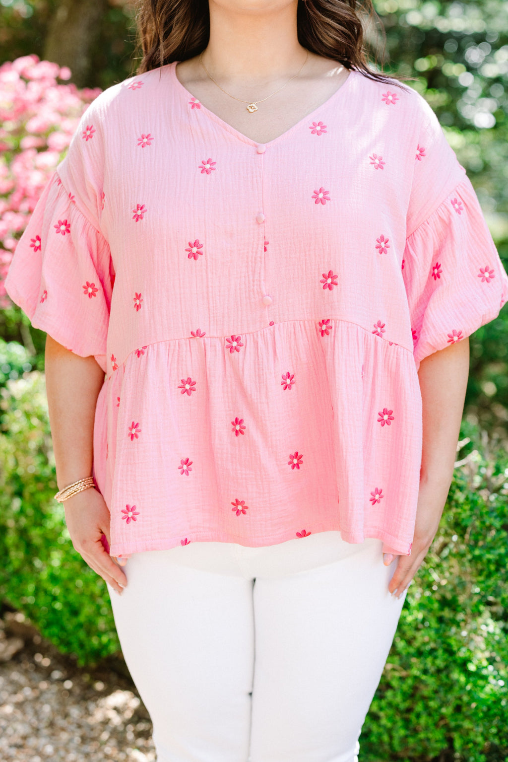 First Glance Top, Pink