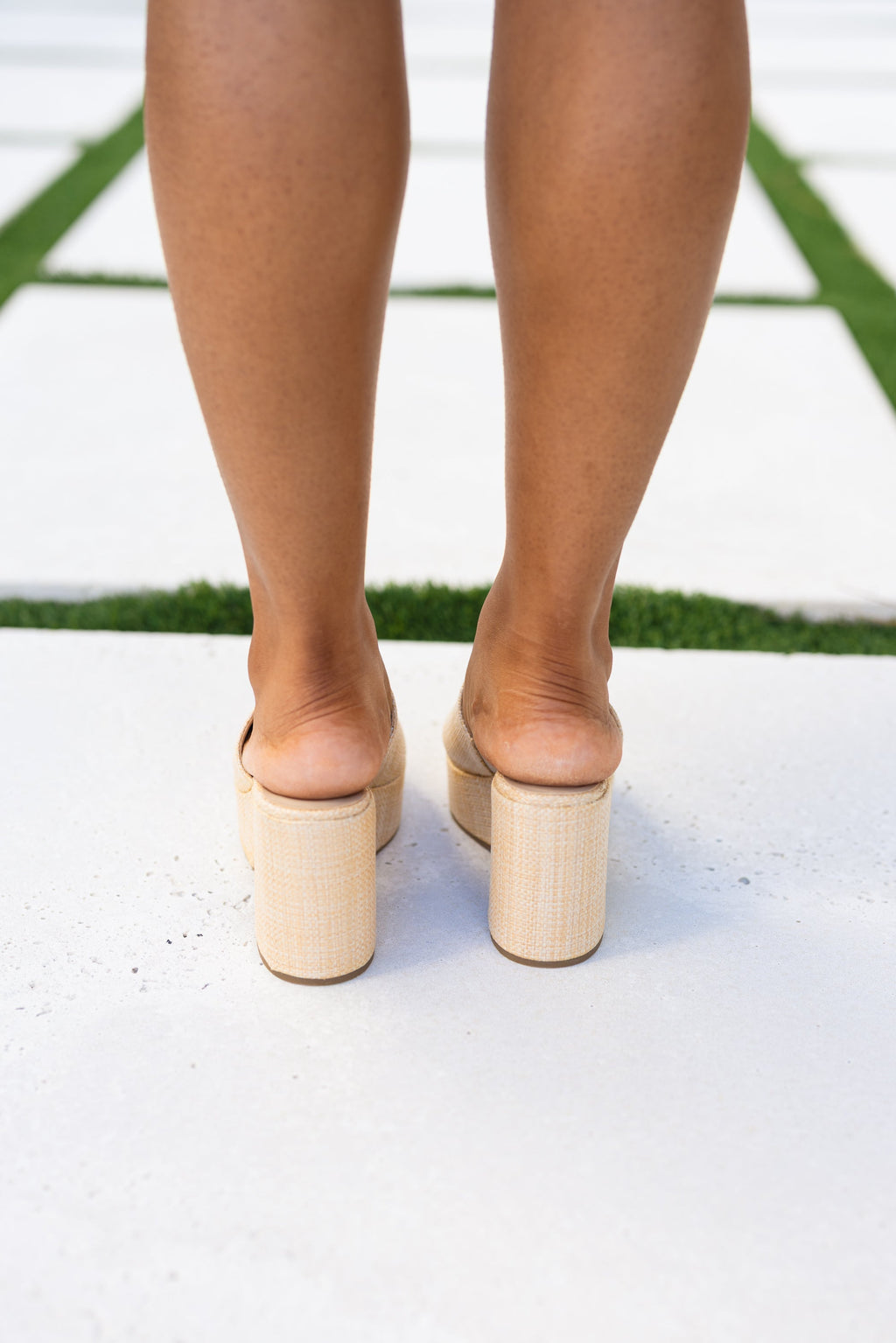 Five Star Resort Heels, Natural