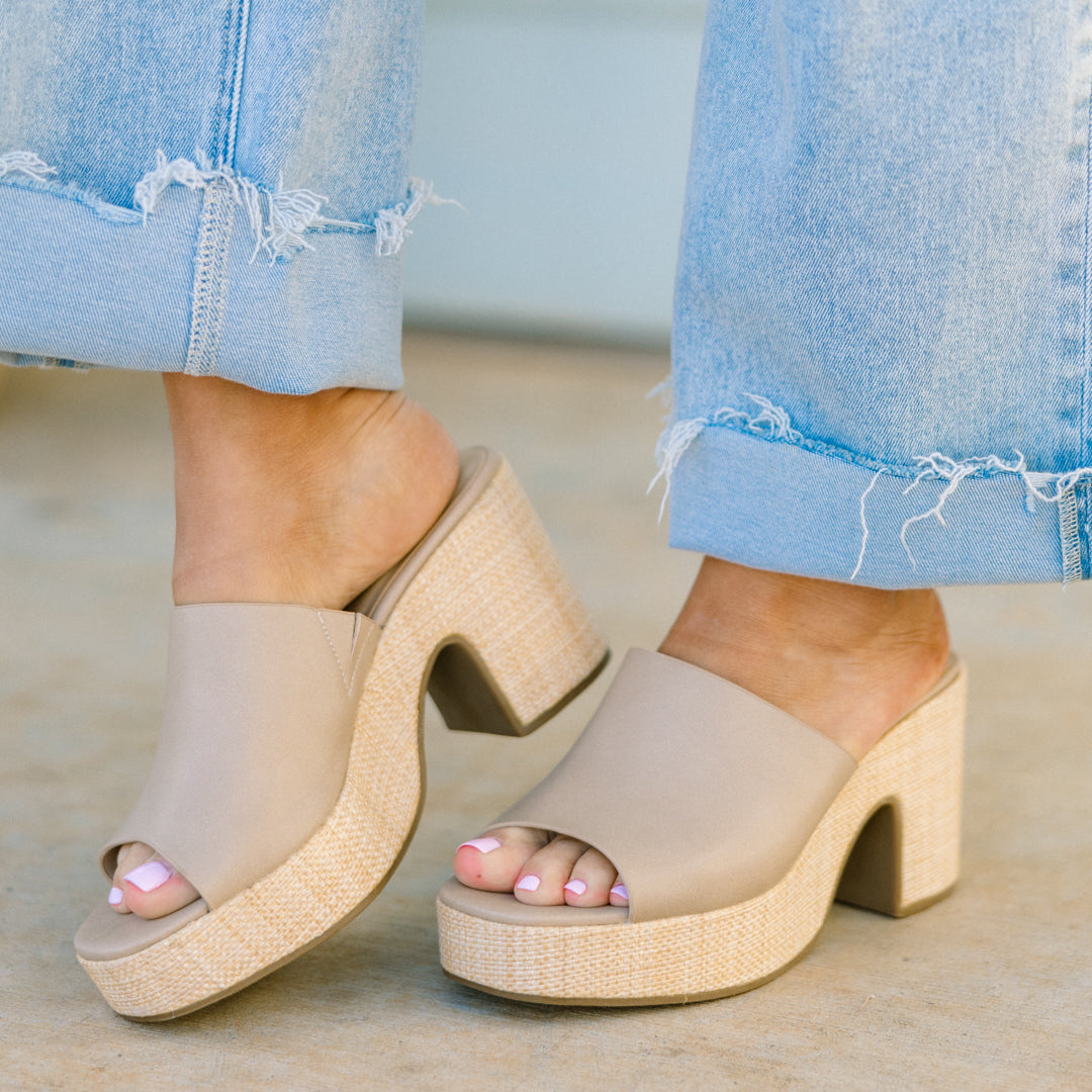 Five Star Resort Heels, Nude