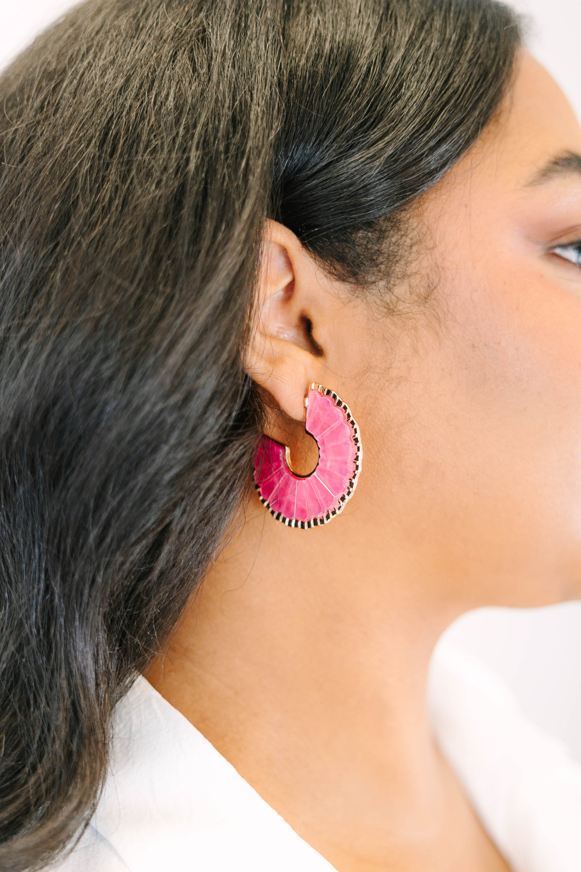 Flamingo Fancy Earrings, Pink
