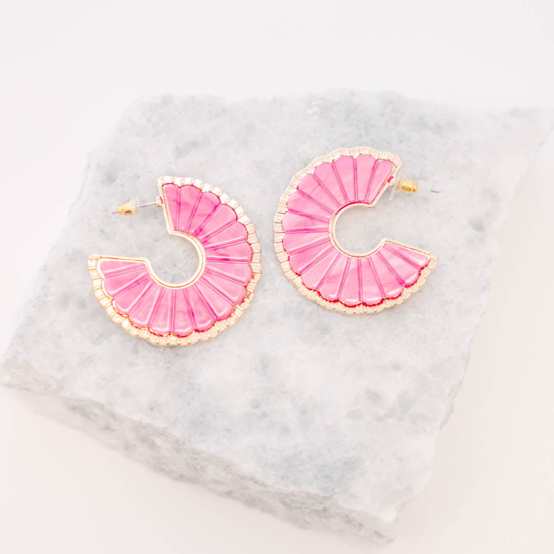 Flamingo Fancy Earrings, Pink
