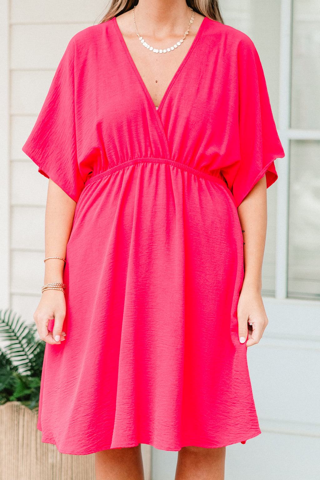 Flamingo Fling Dress, Fuchsia