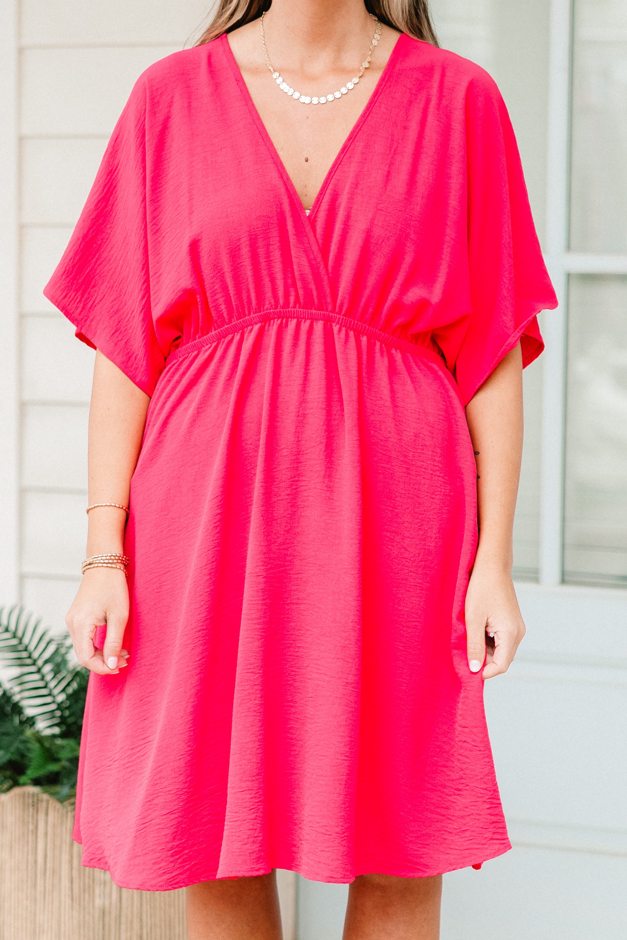 Flamingo Fling Dress, Fuchsia