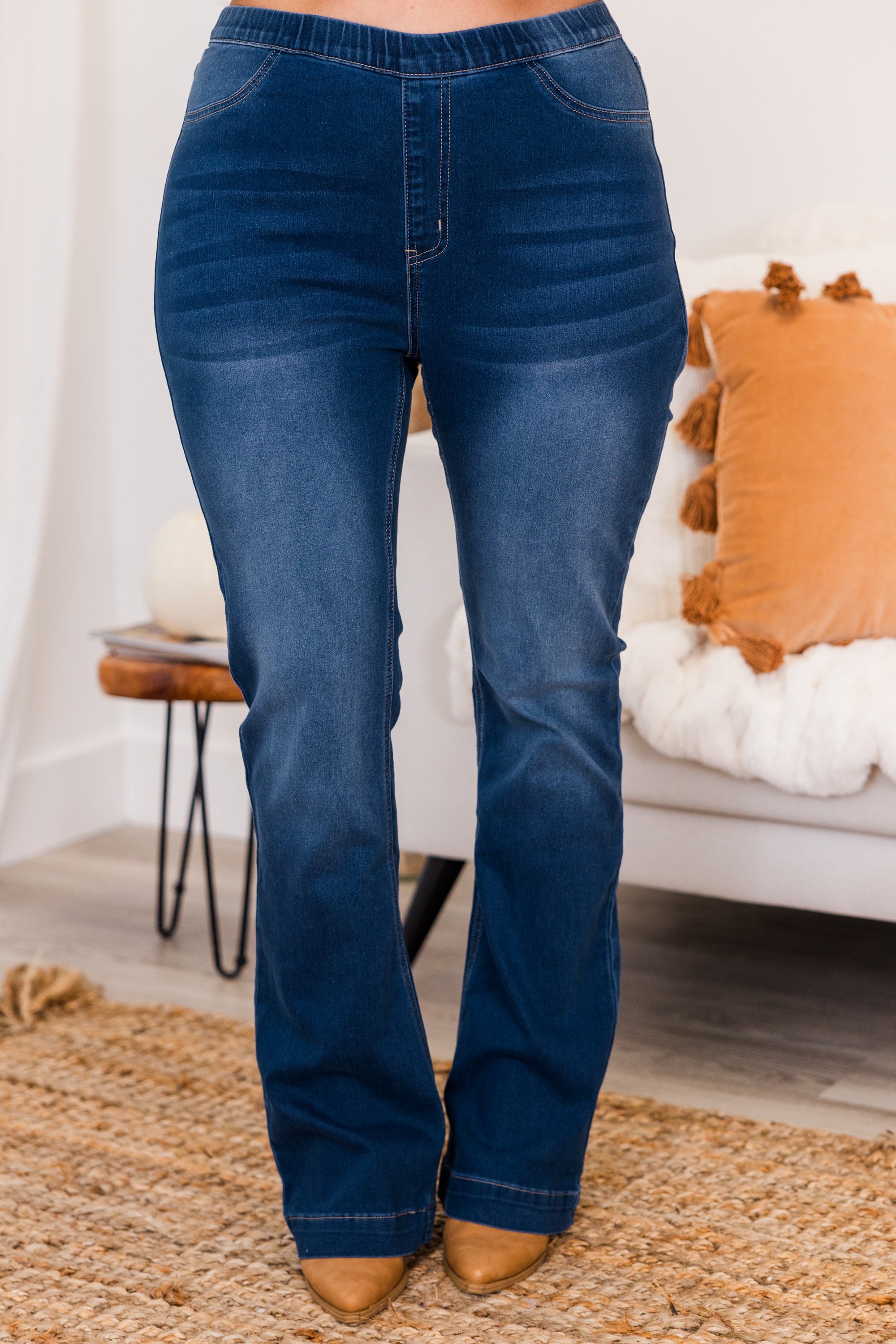 Flare For The Dramatic Jeans, Dark Denim