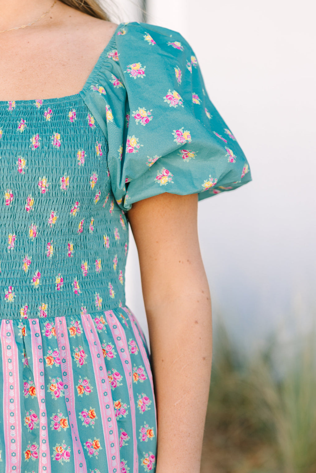 Flowering Feelings Dress, Jade