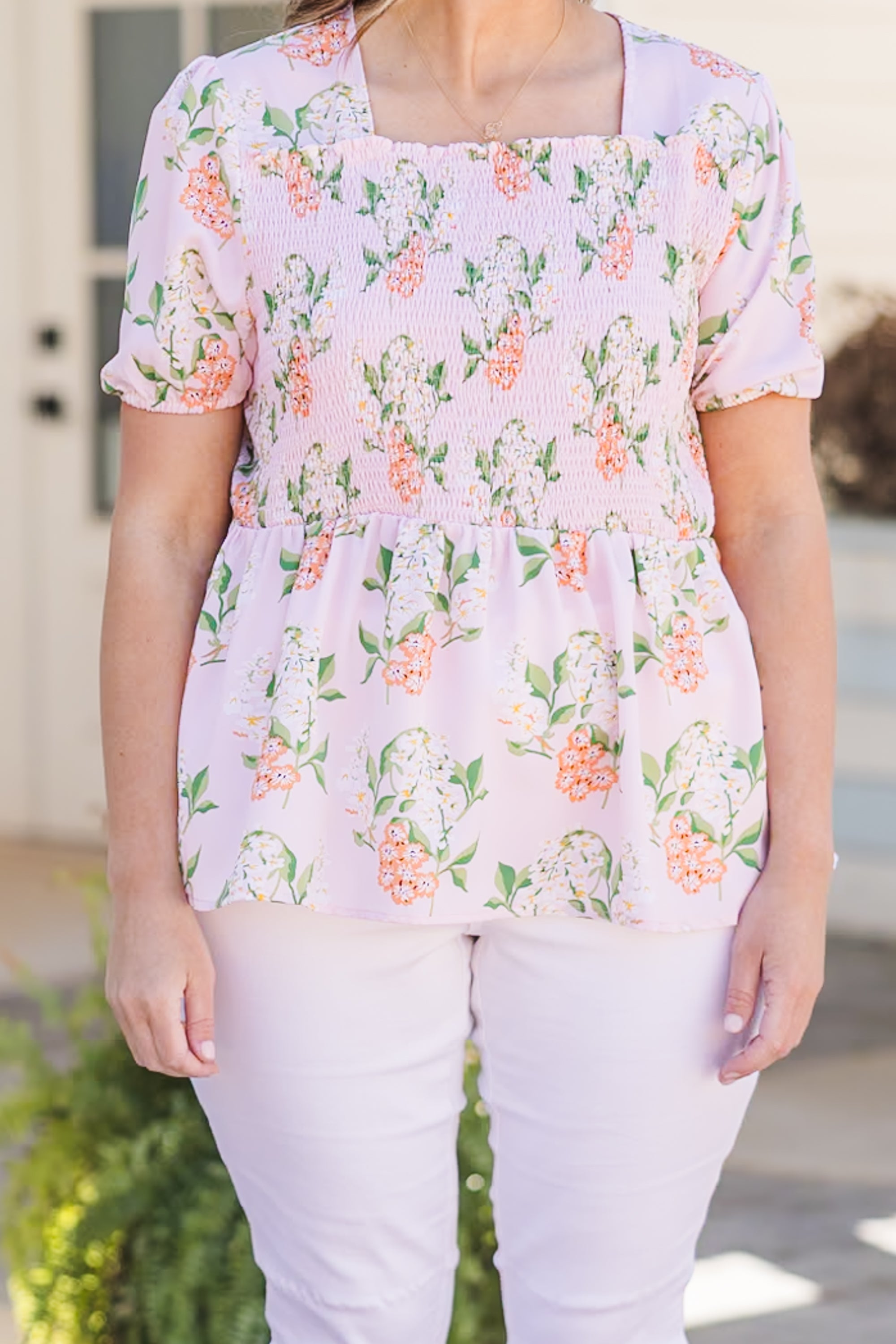 Flowers For Days Top, Pink