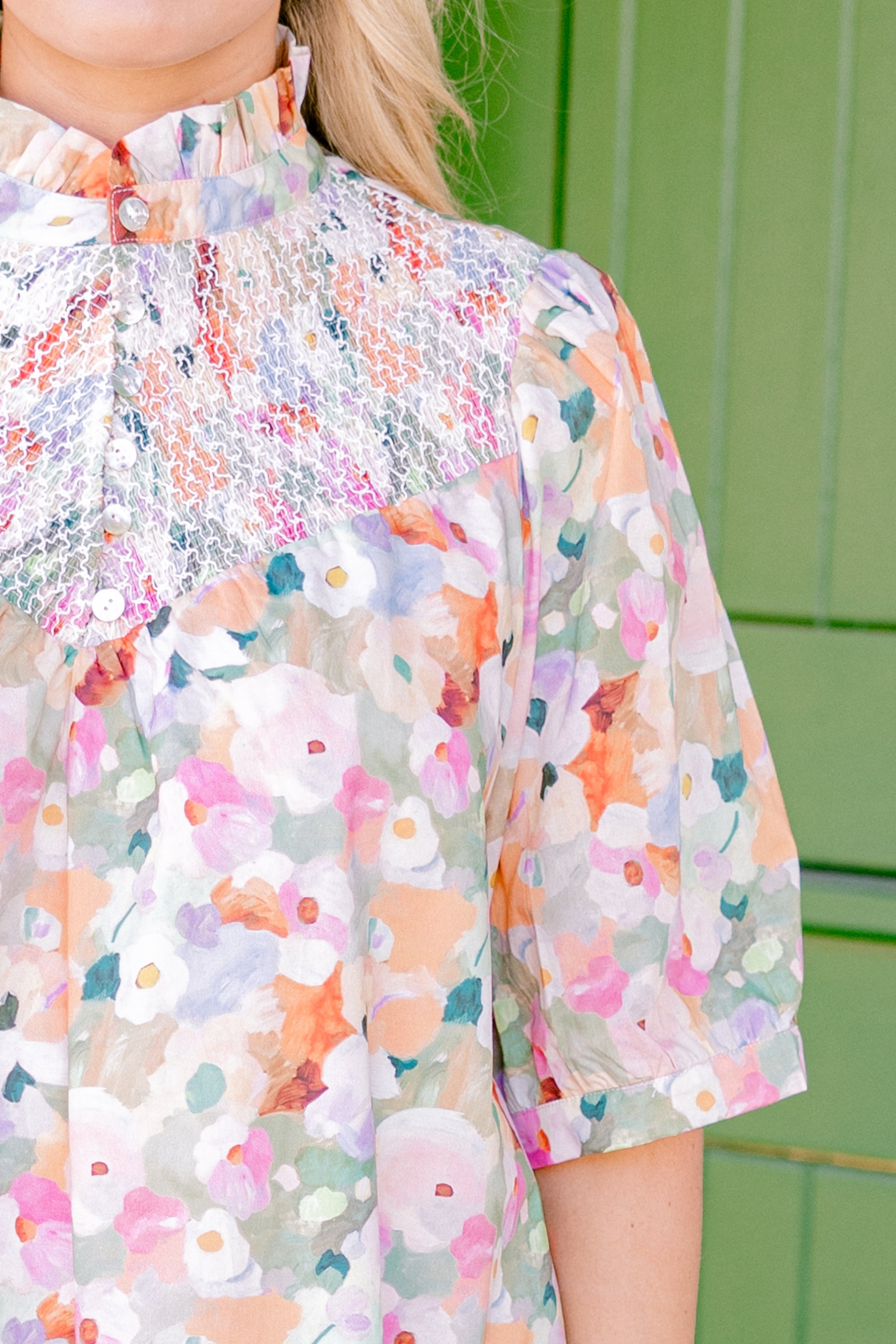 Flowery Language Dress, Pink Multi