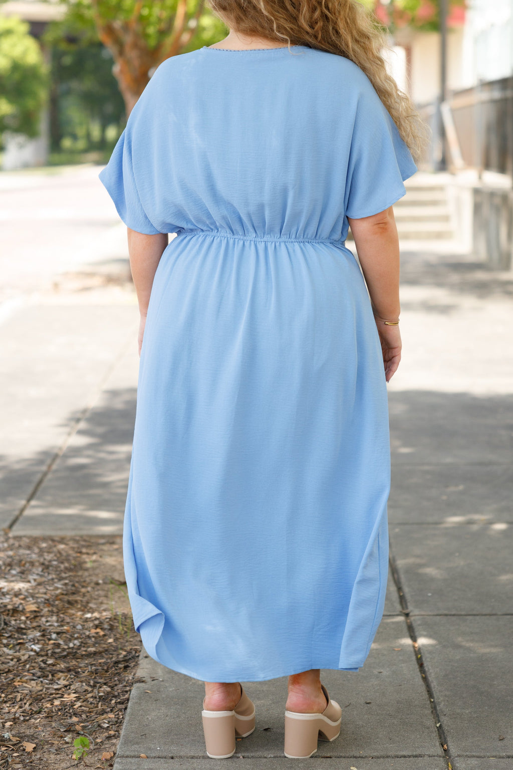 Flowing Through The Wind Maxi Dress, Blue
