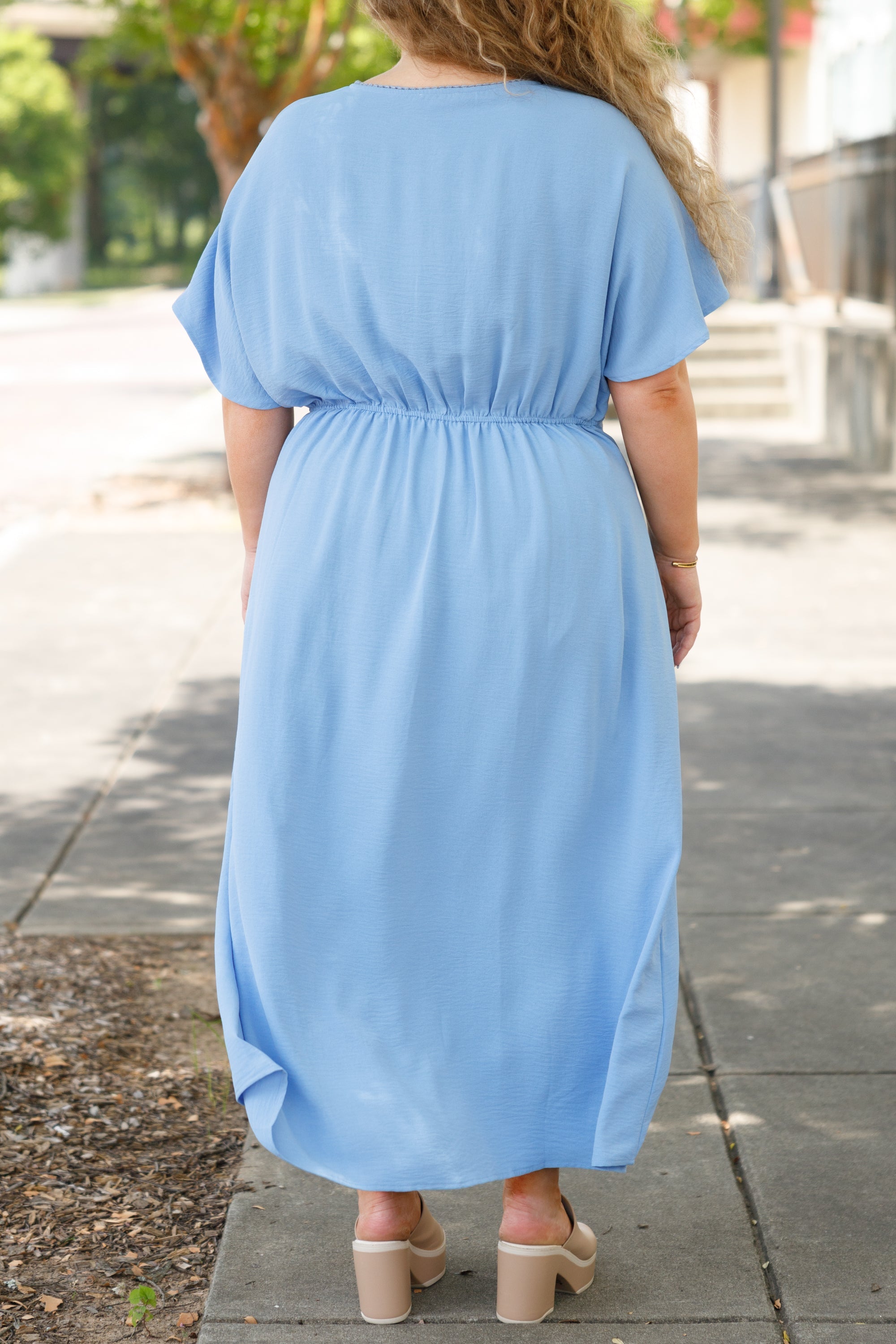 Flowing Through The Wind Maxi Dress, Blue