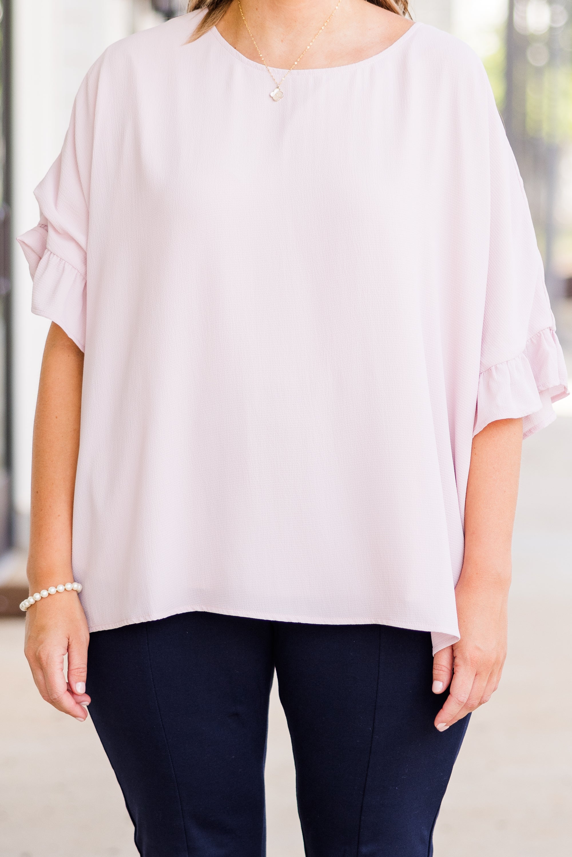Follow The Love Top, Light Pink