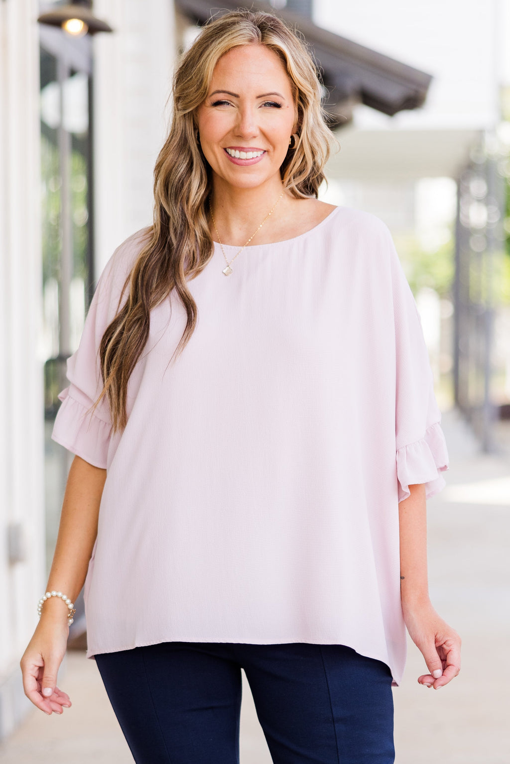 Follow The Love Top, Light Pink
