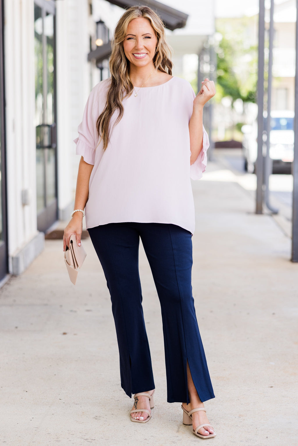 Follow The Love Top, Light Pink