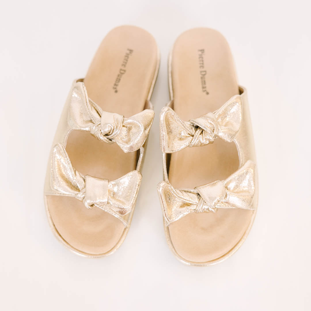 Footloose And Fabulous Sandals, Gold