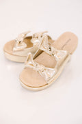 Footloose And Fabulous Sandals, Gold