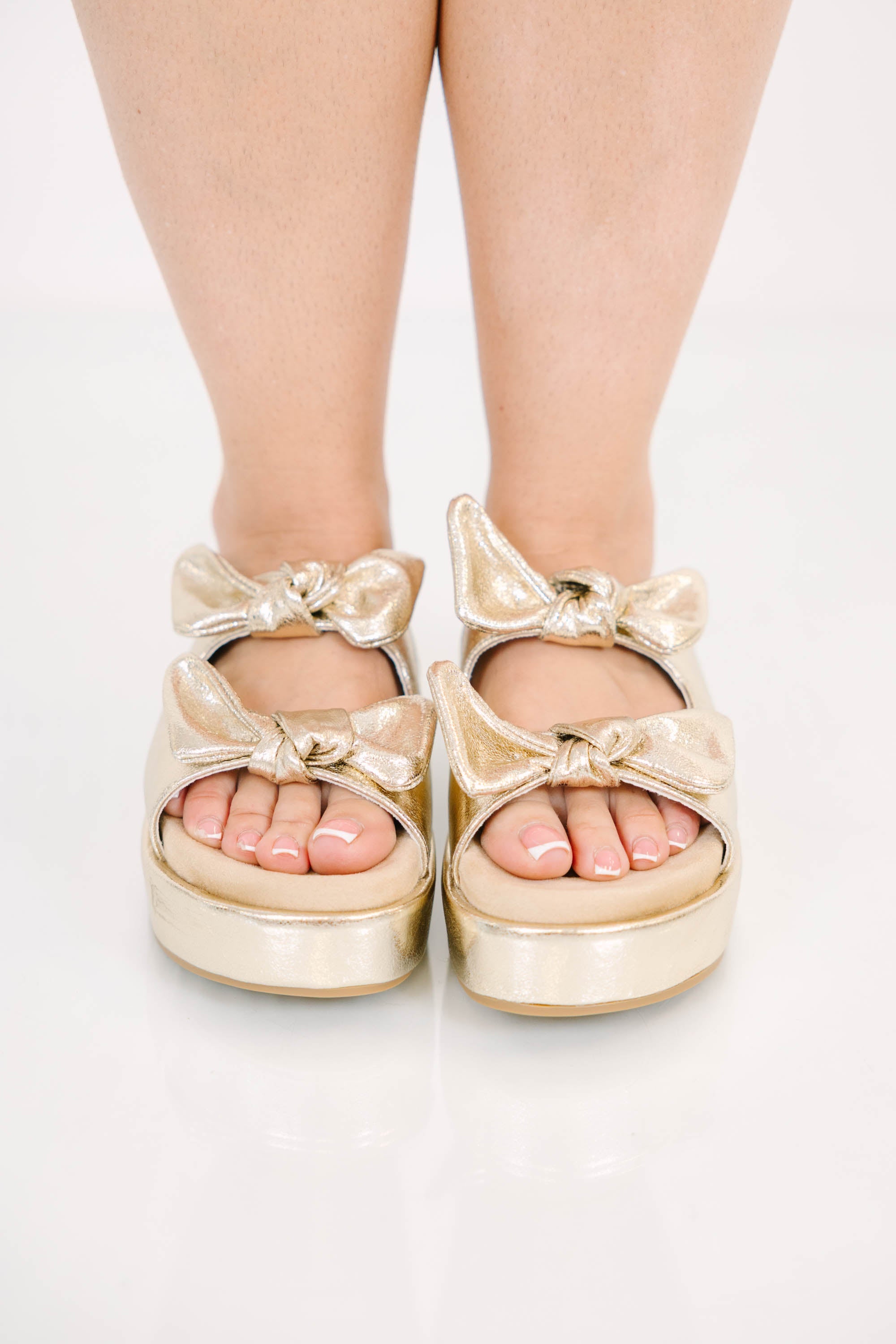Footloose And Fabulous Sandals, Gold