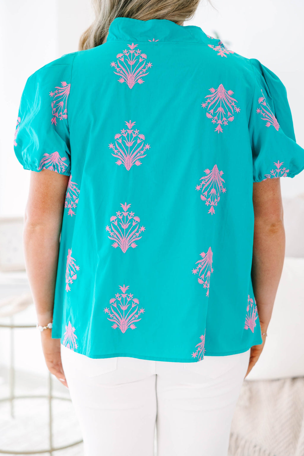 For All The Moments Top, Teal