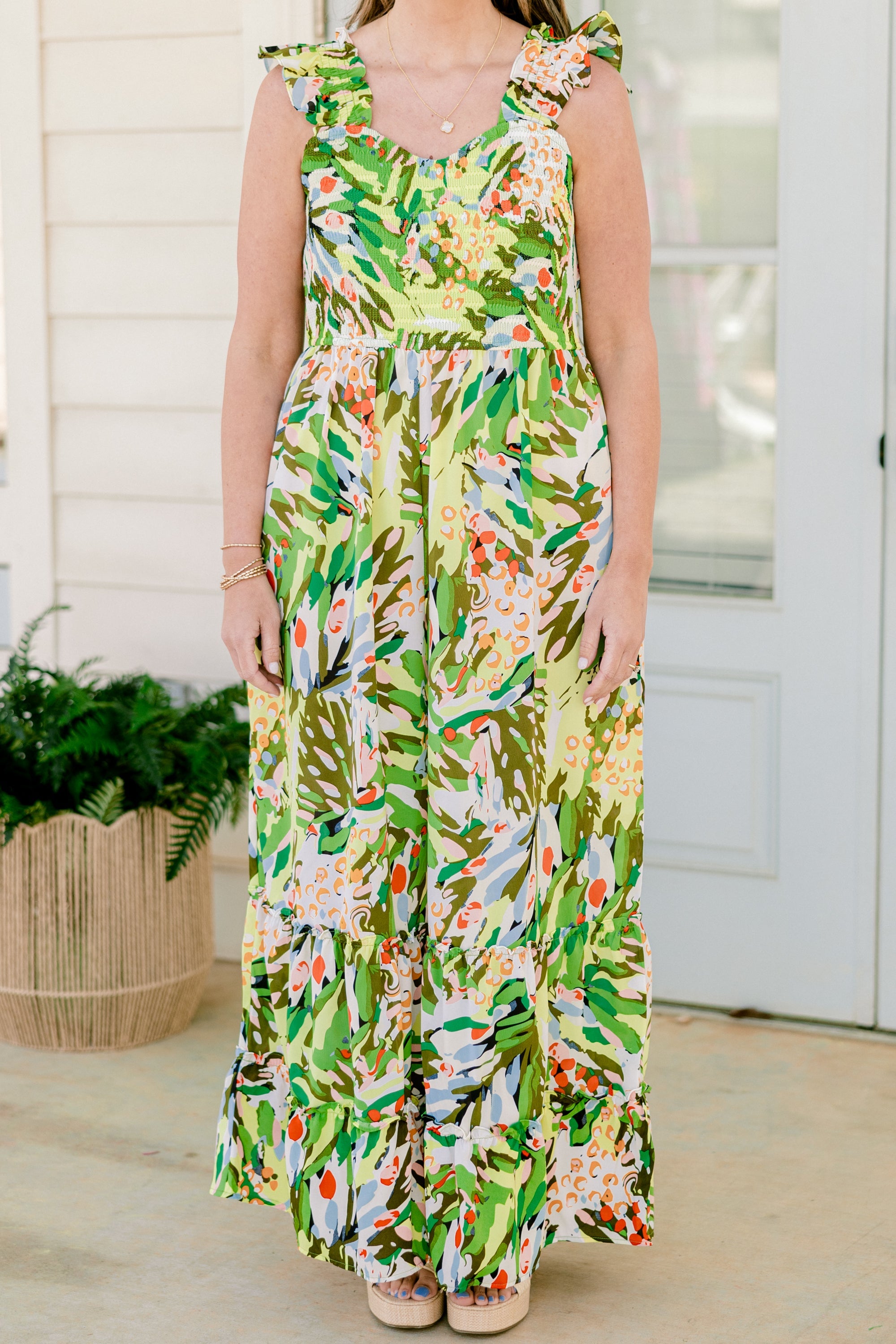 For Good Measure Jumpsuit, Green