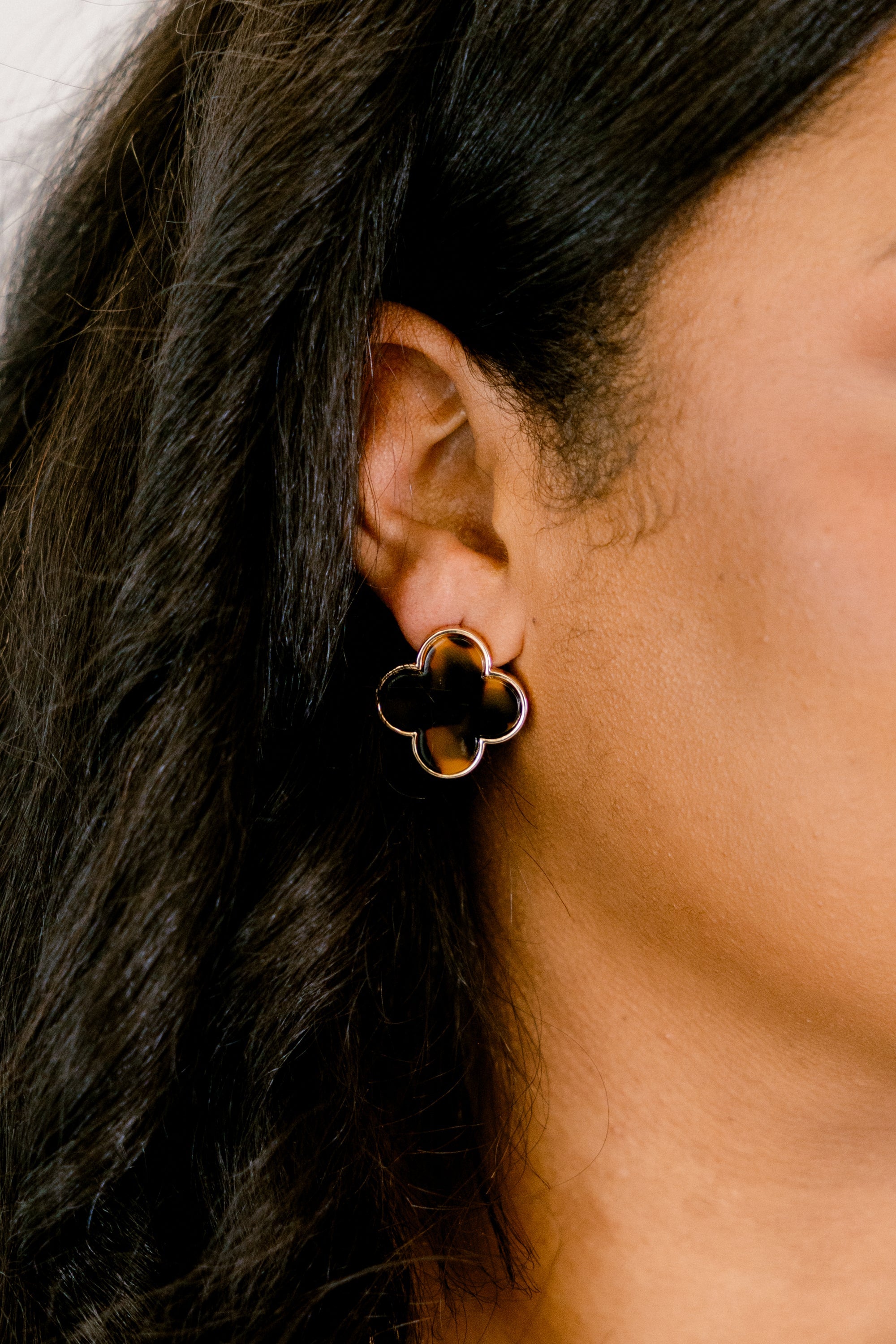 For Good Reasons Earrings, Tortoise