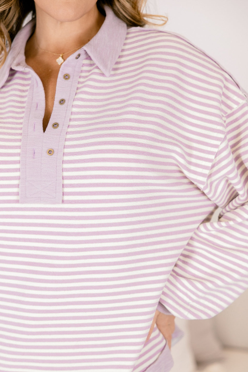 Forever Charming Pullover, Lavender