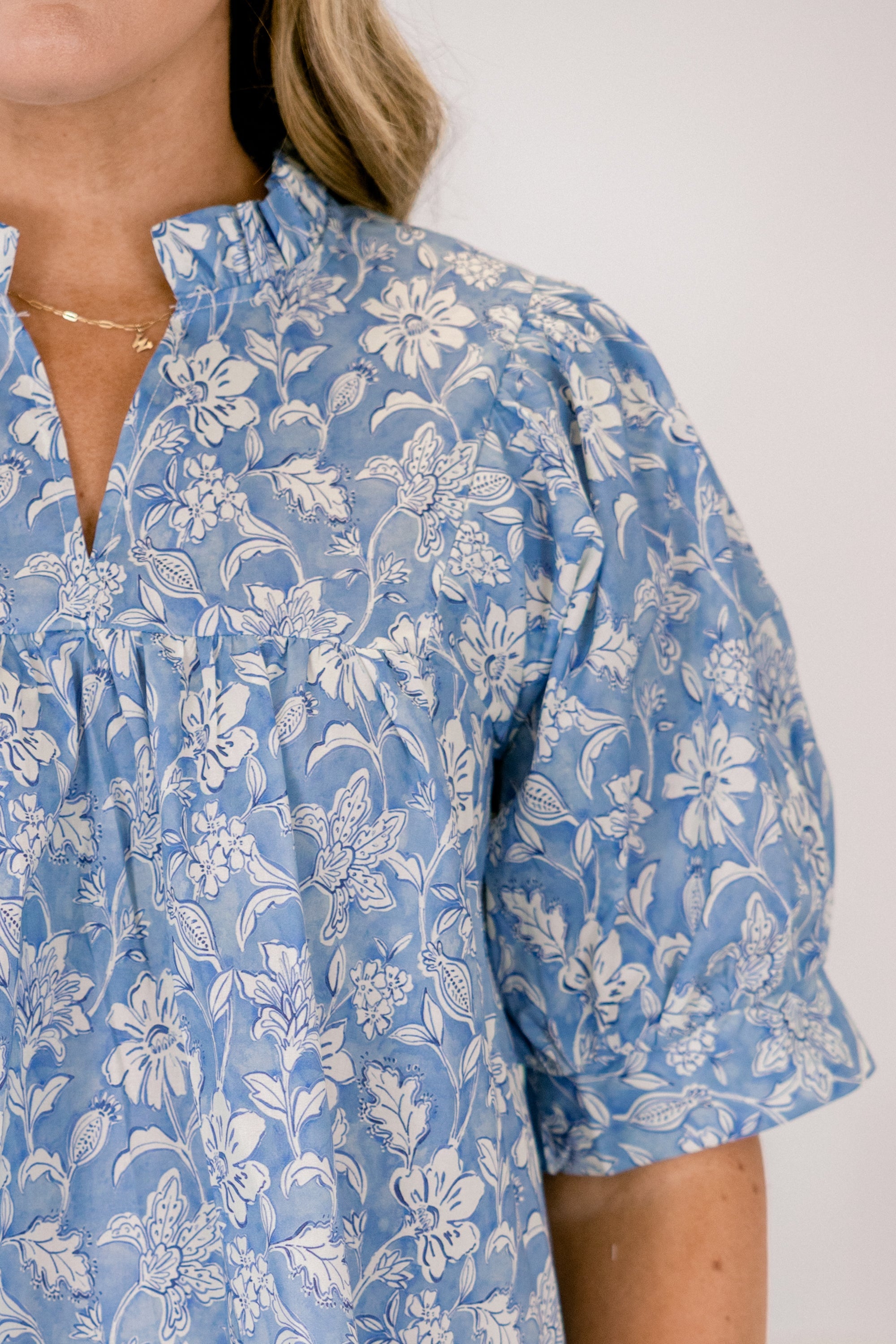 Forever Charming Top, Blue