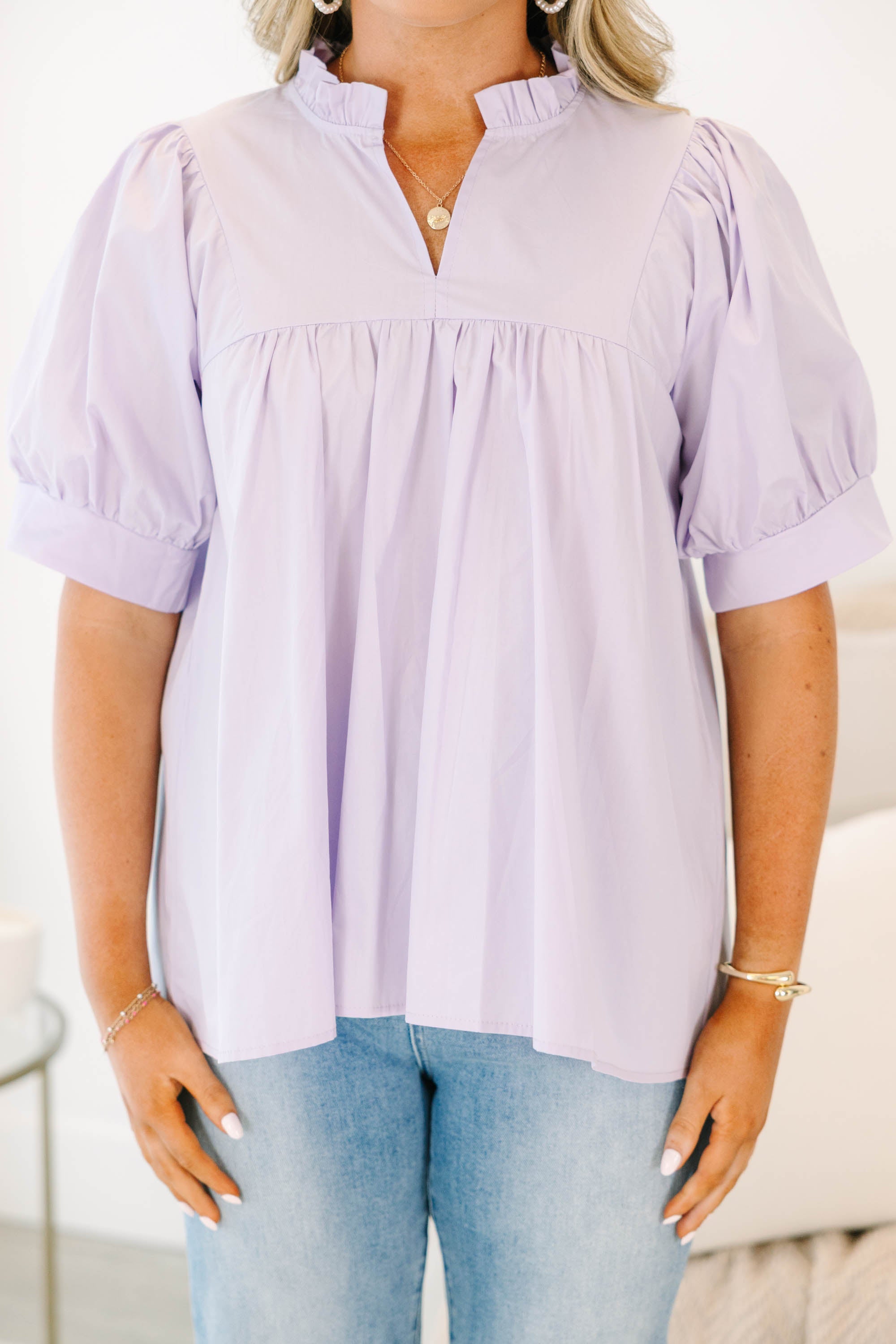 Forever Charming Top, Lavender