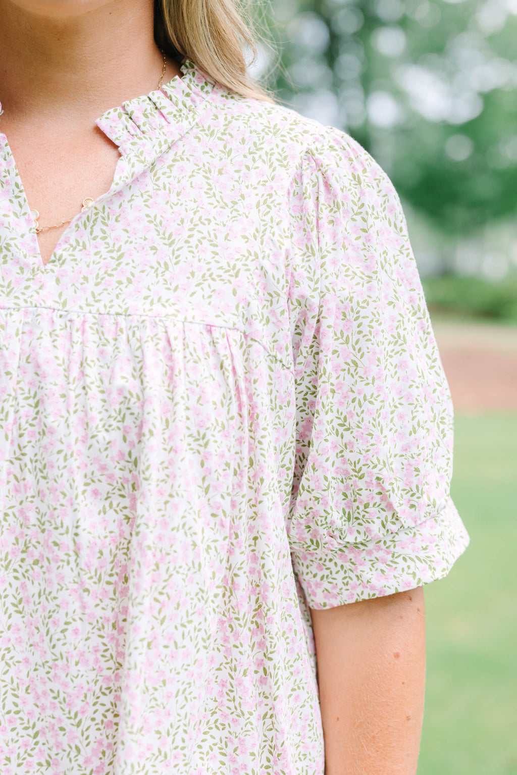 Forever Charming Top, Pink Mix