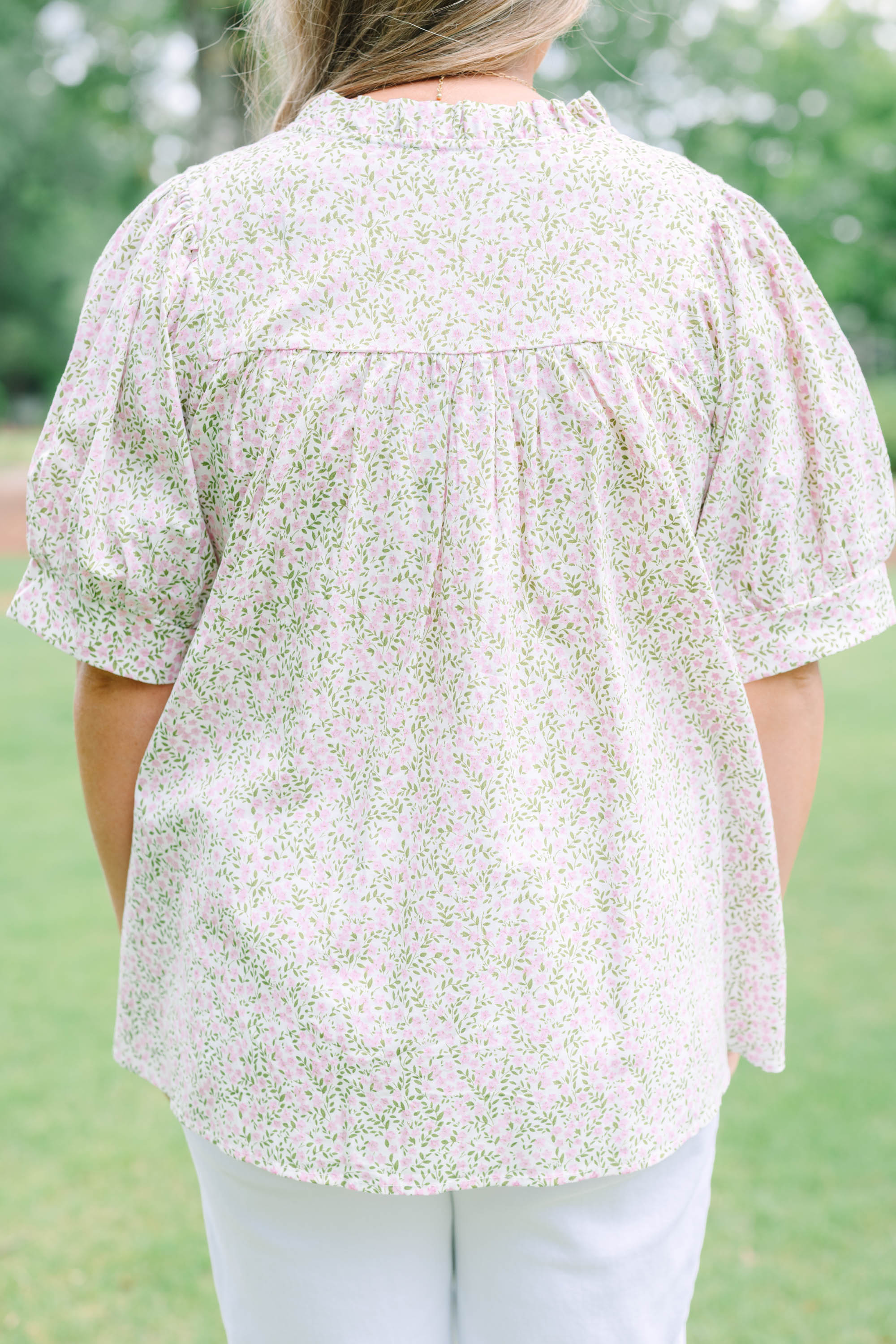 Forever Charming Top, Pink Mix