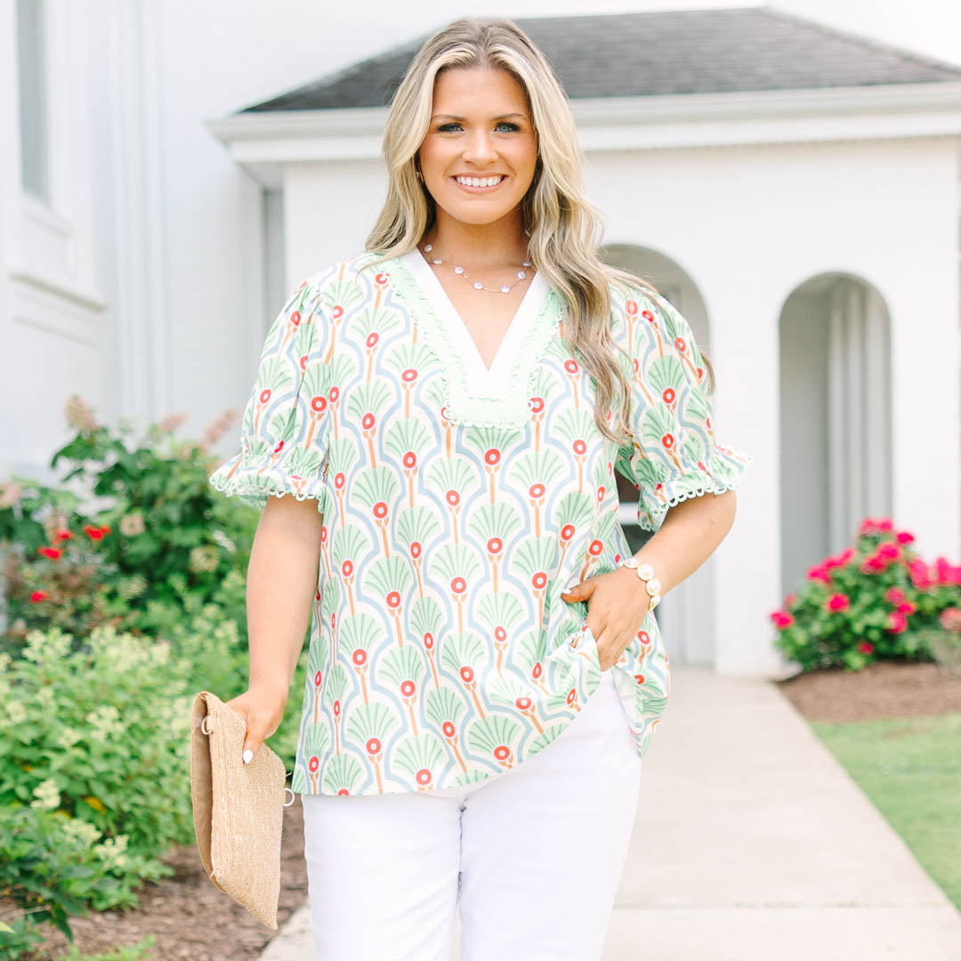 Forever Kind Of Day Top, Green