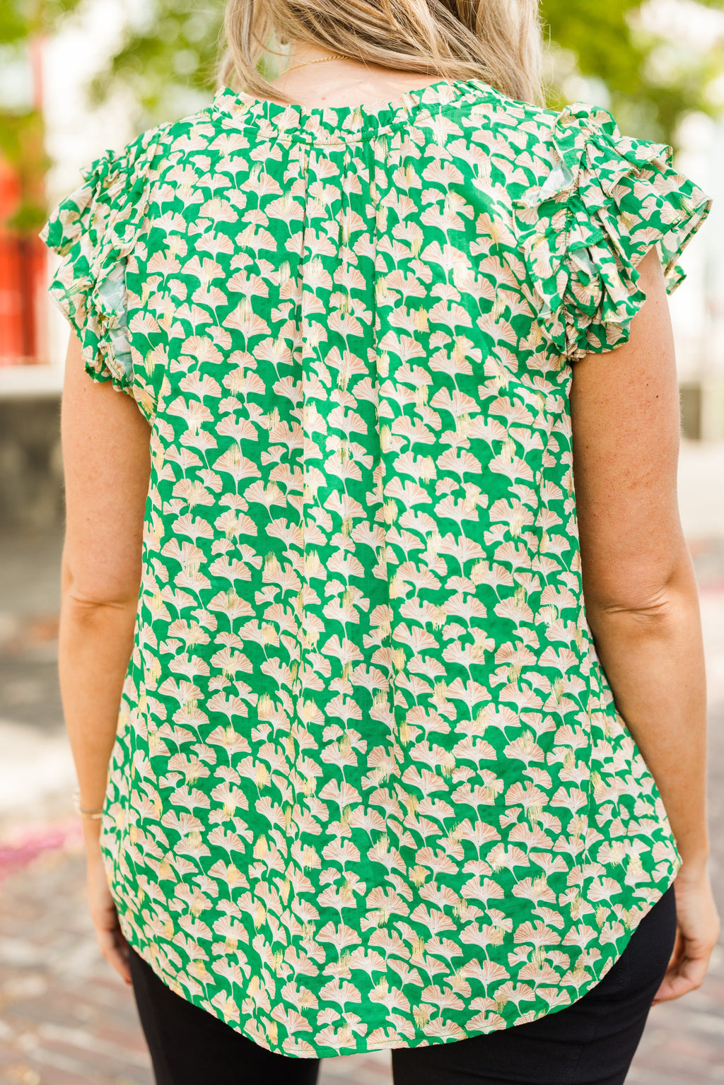 Found In Nature Top, Kelly Green