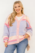 Found Love Cardigan, Pink Multi