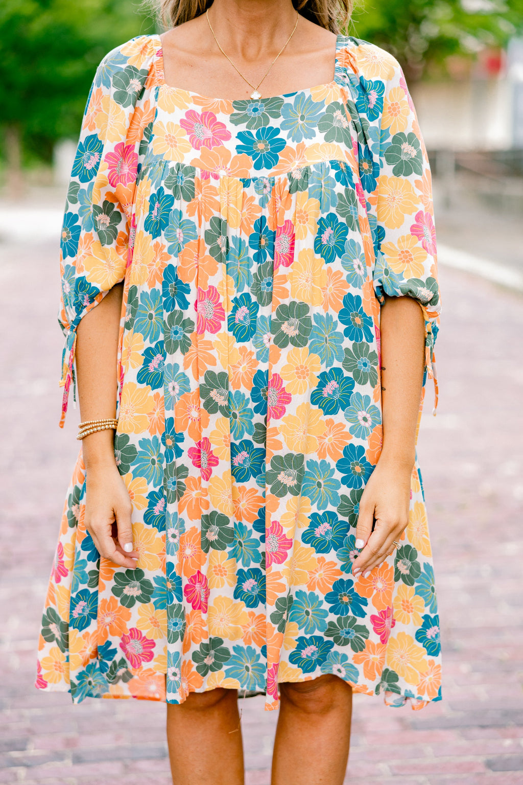 Found Reflections Dress, Pink
