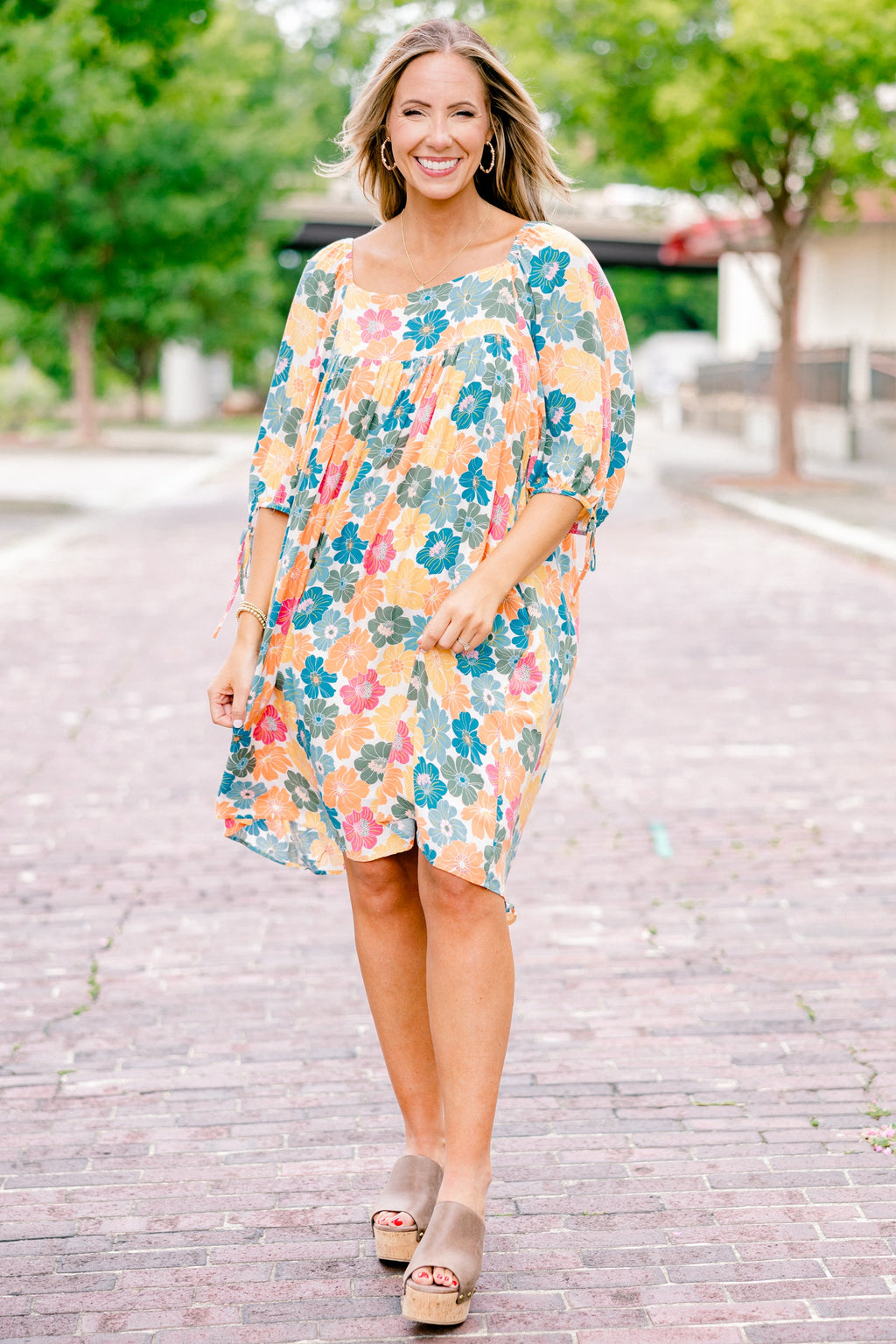 Found Reflections Dress, Pink