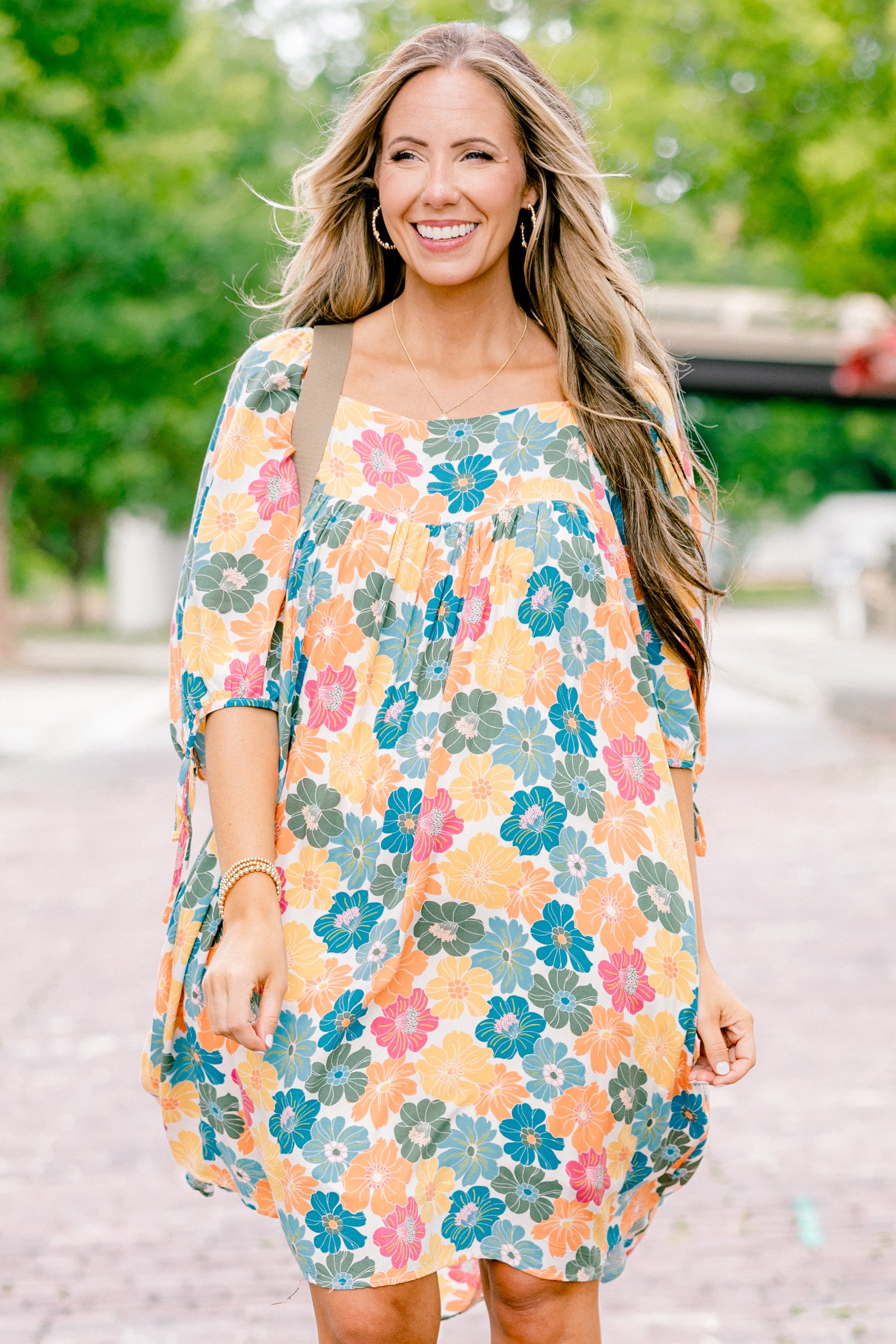Found Reflections Dress, Pink