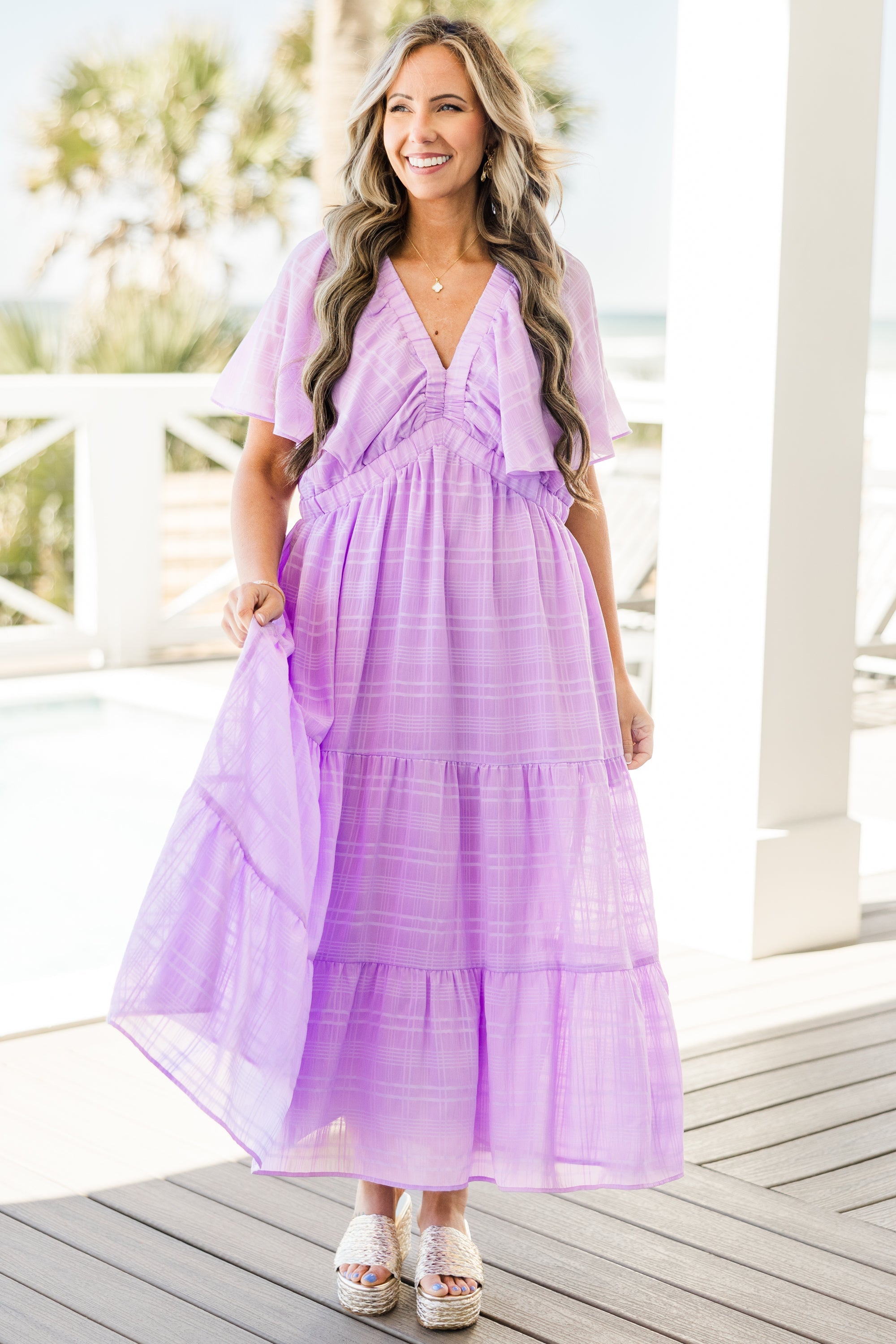 Free To Dream Maxi Dress, Lilac