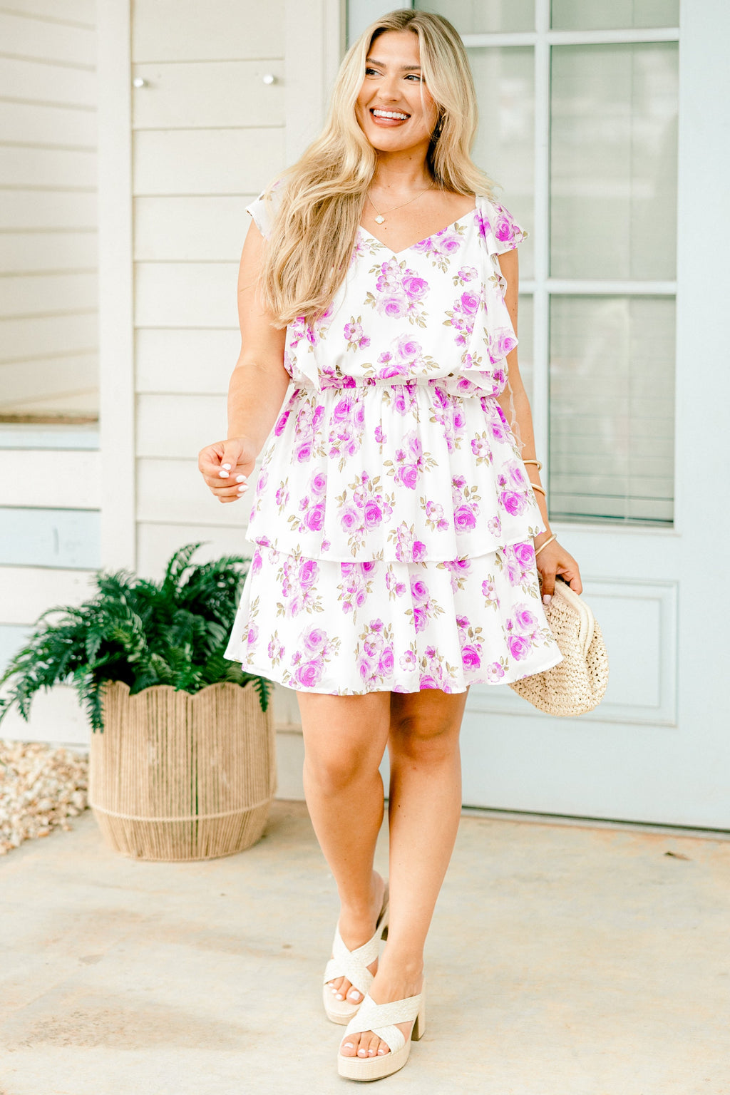 French Riviera Dress, Lavender