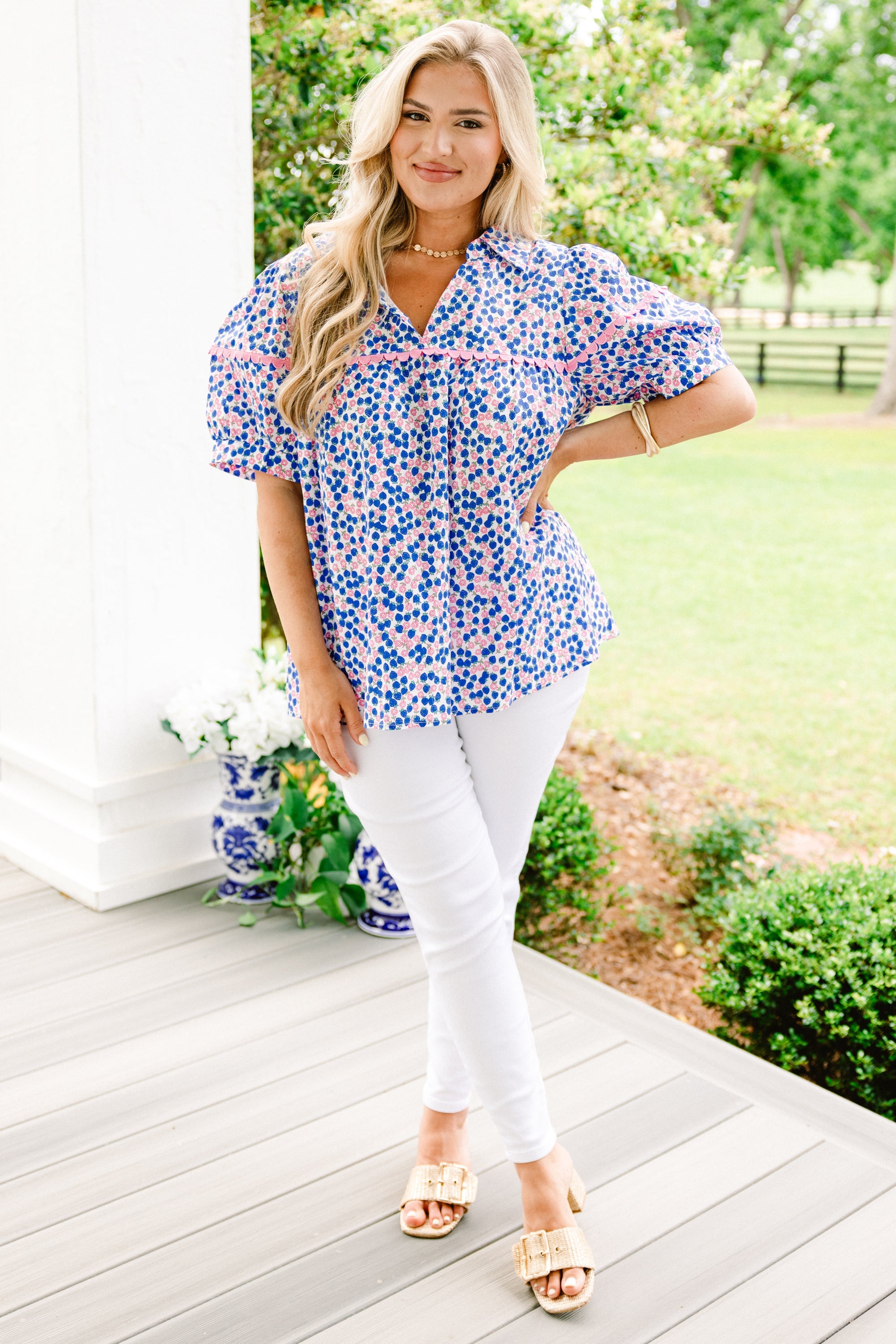 Fresh Pick Top, Blue