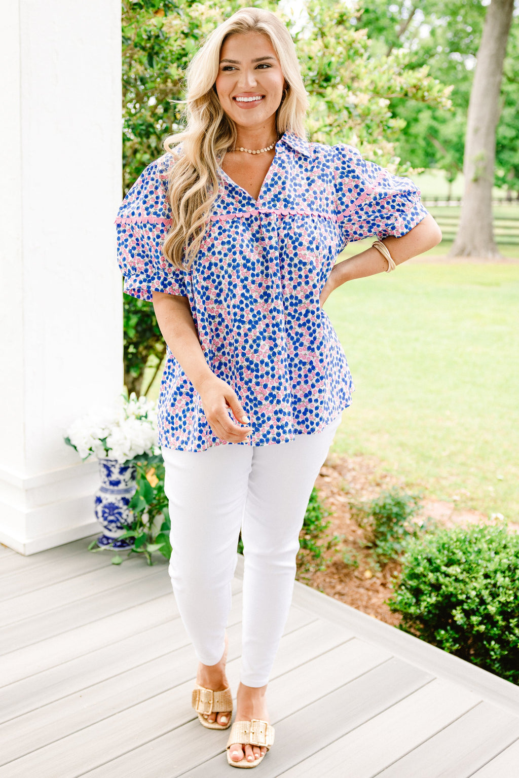 Fresh Pick Top, Blue
