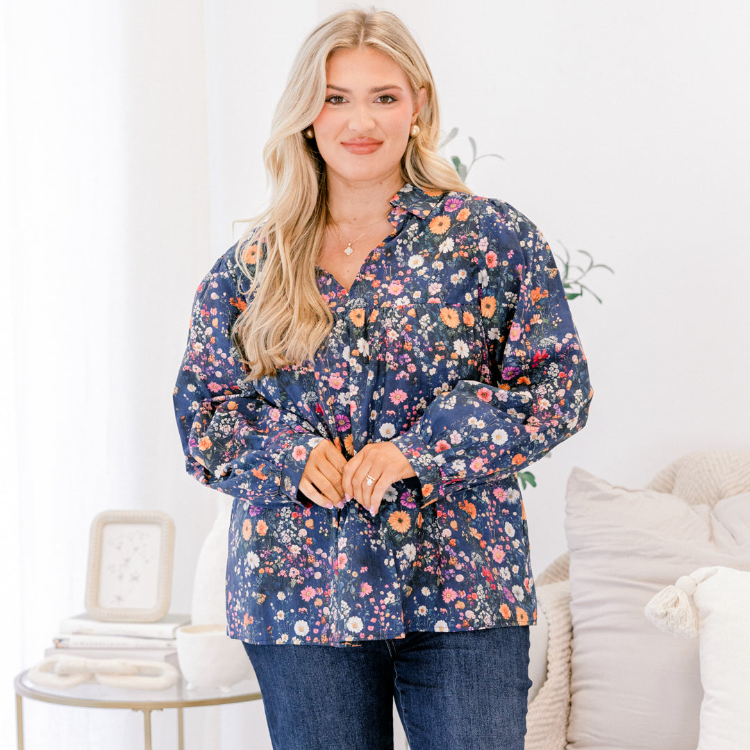 Something Sweet Top, Navy