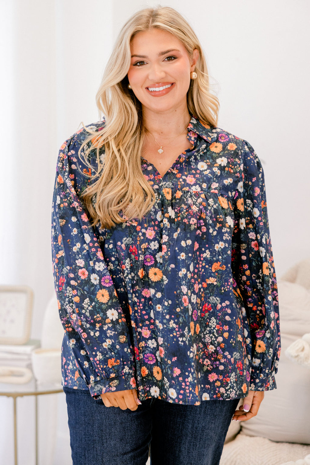 Something Sweet Top, Navy